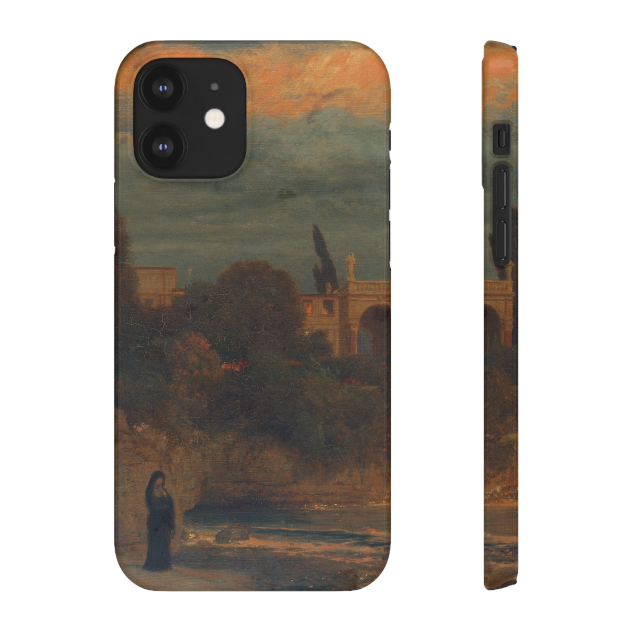 Villa by the Sea by Arnold Böcklin - iPhone Slim Case