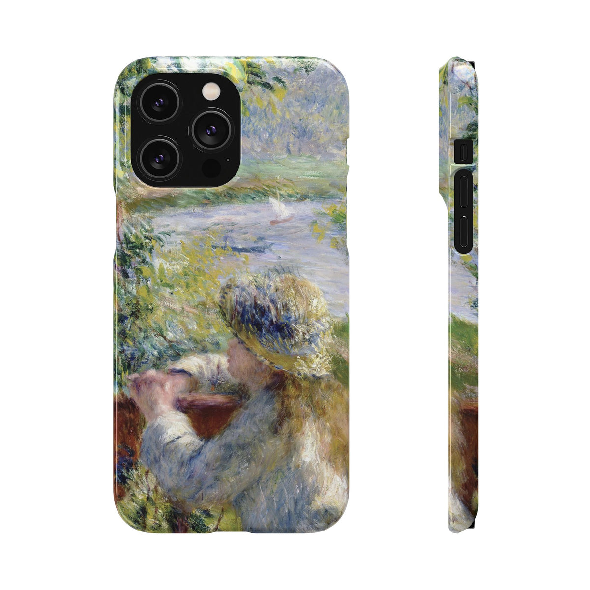 By the Water by Pierre Auguste Renoir - iPhone Slim Case