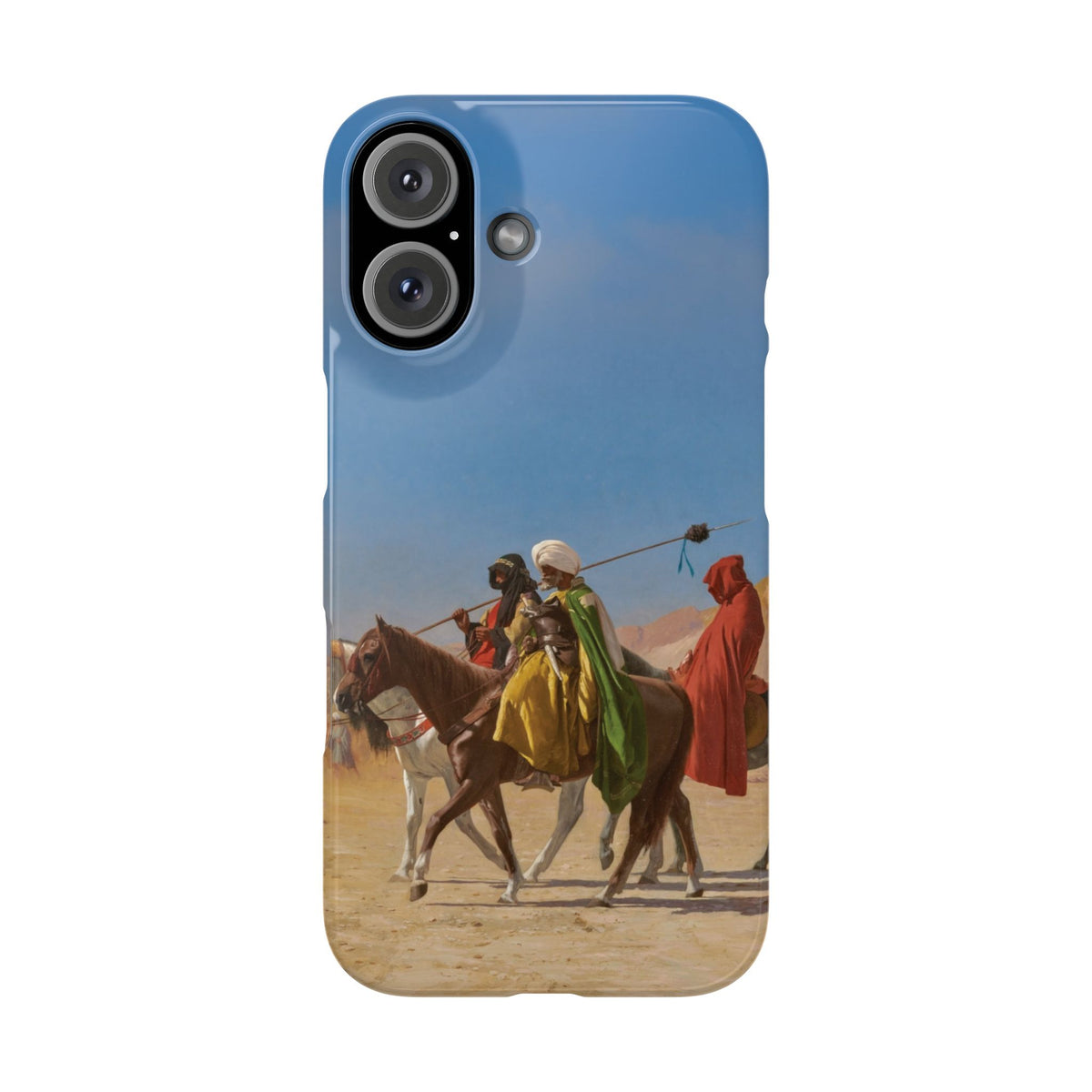 Riders Crossing The Desert by Jean-Leon Gerome - iPhone Slim Case