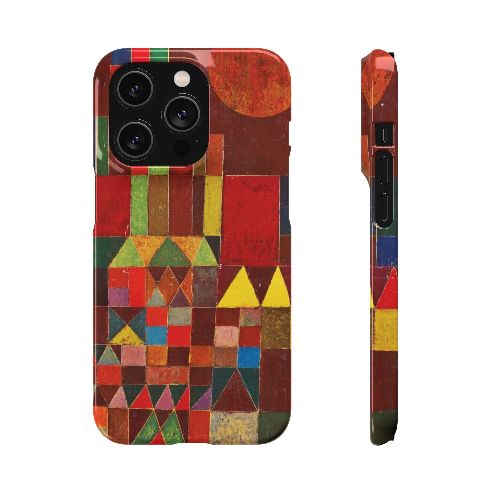 Castle and Sun by Paul Klee - iPhone Slim Case