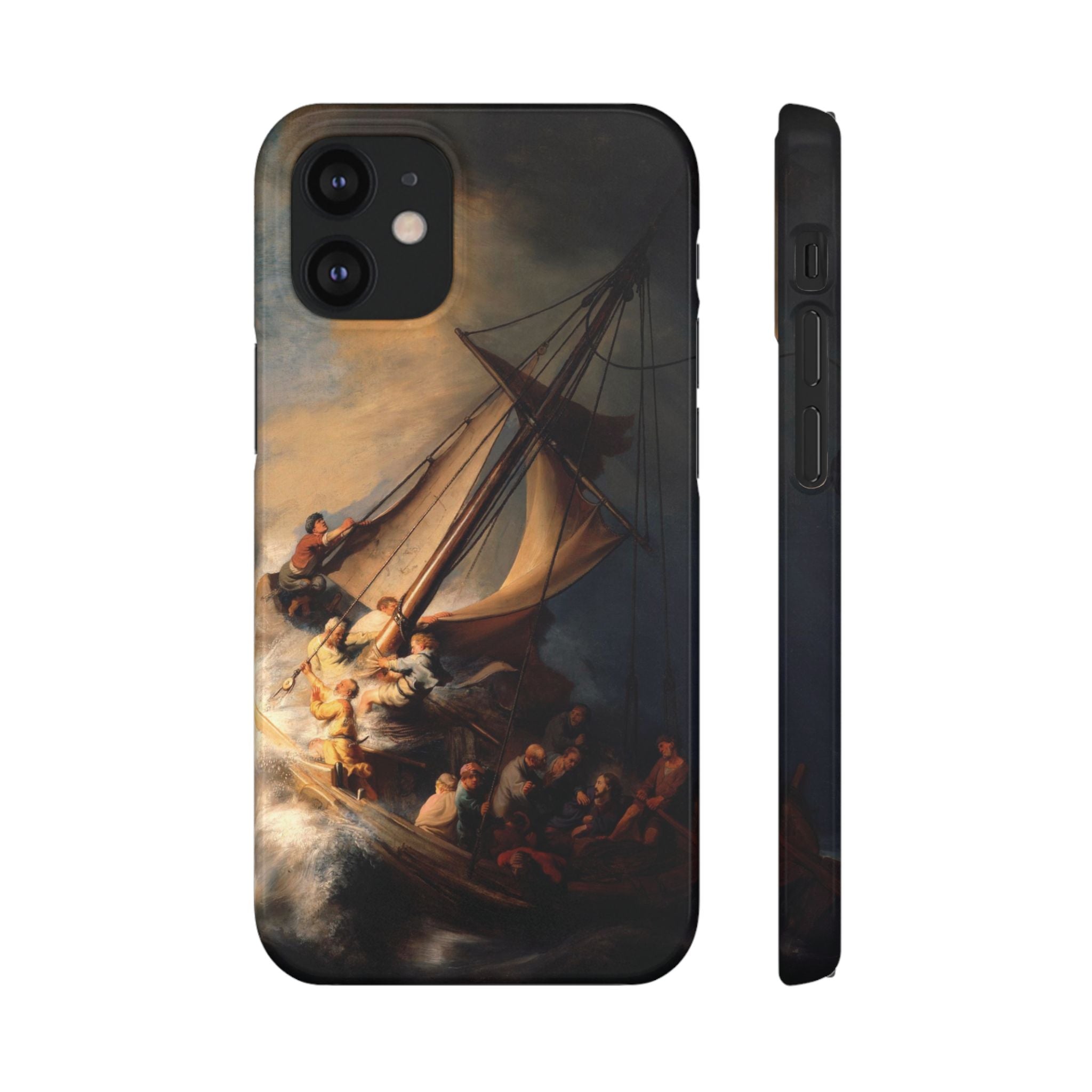 The Storm on the Sea of Galilee by Rembrandt - iPhone Slim Case