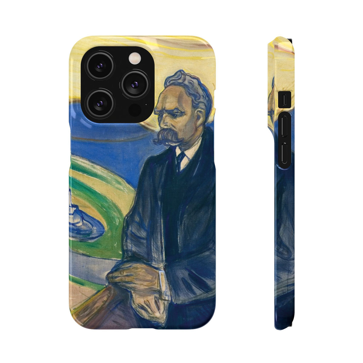 Portrait of Friedrich Nietzsche by Edvard Munch - iPhone Slim Case