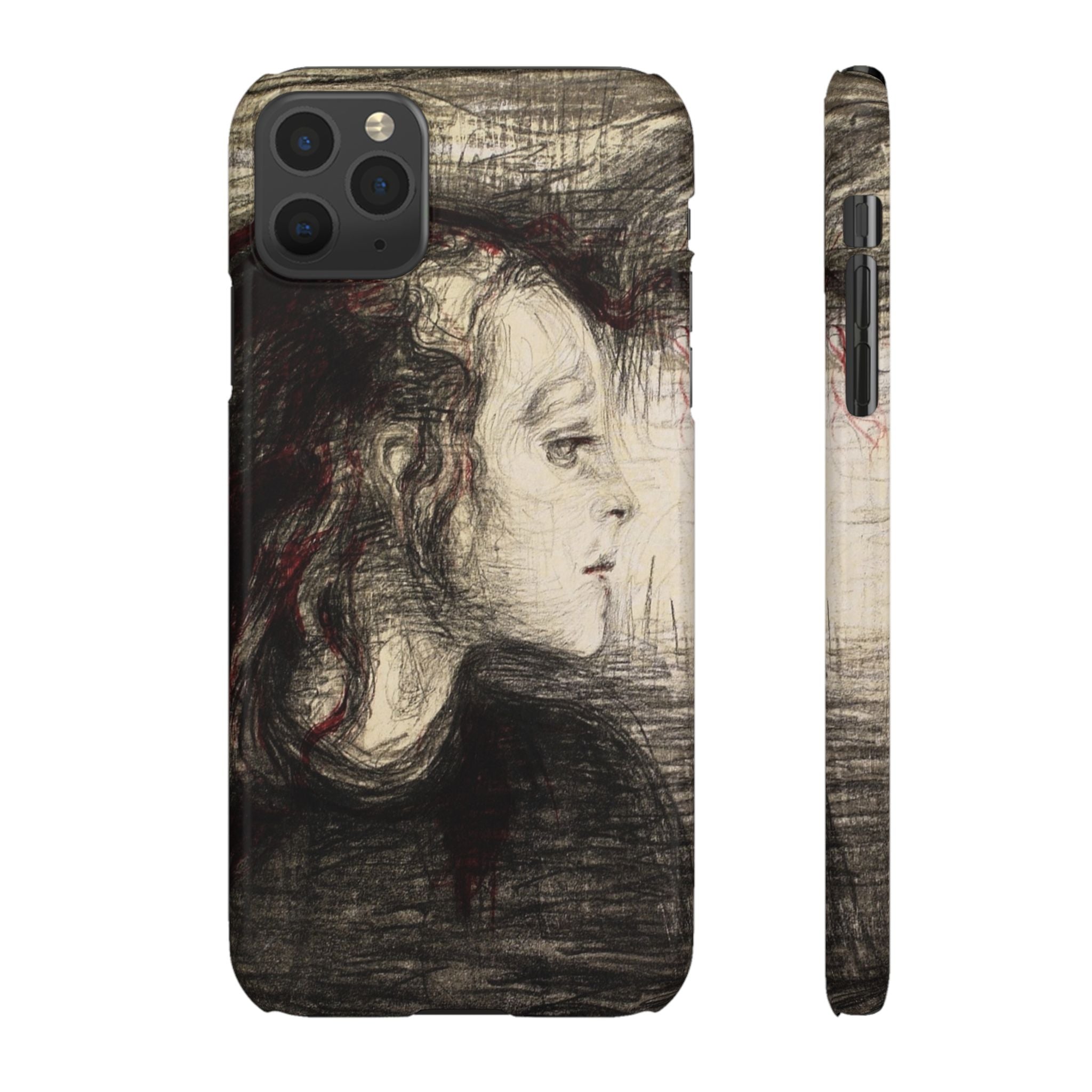 The Sick Child by Edvard Munch - iPhone Slim Case