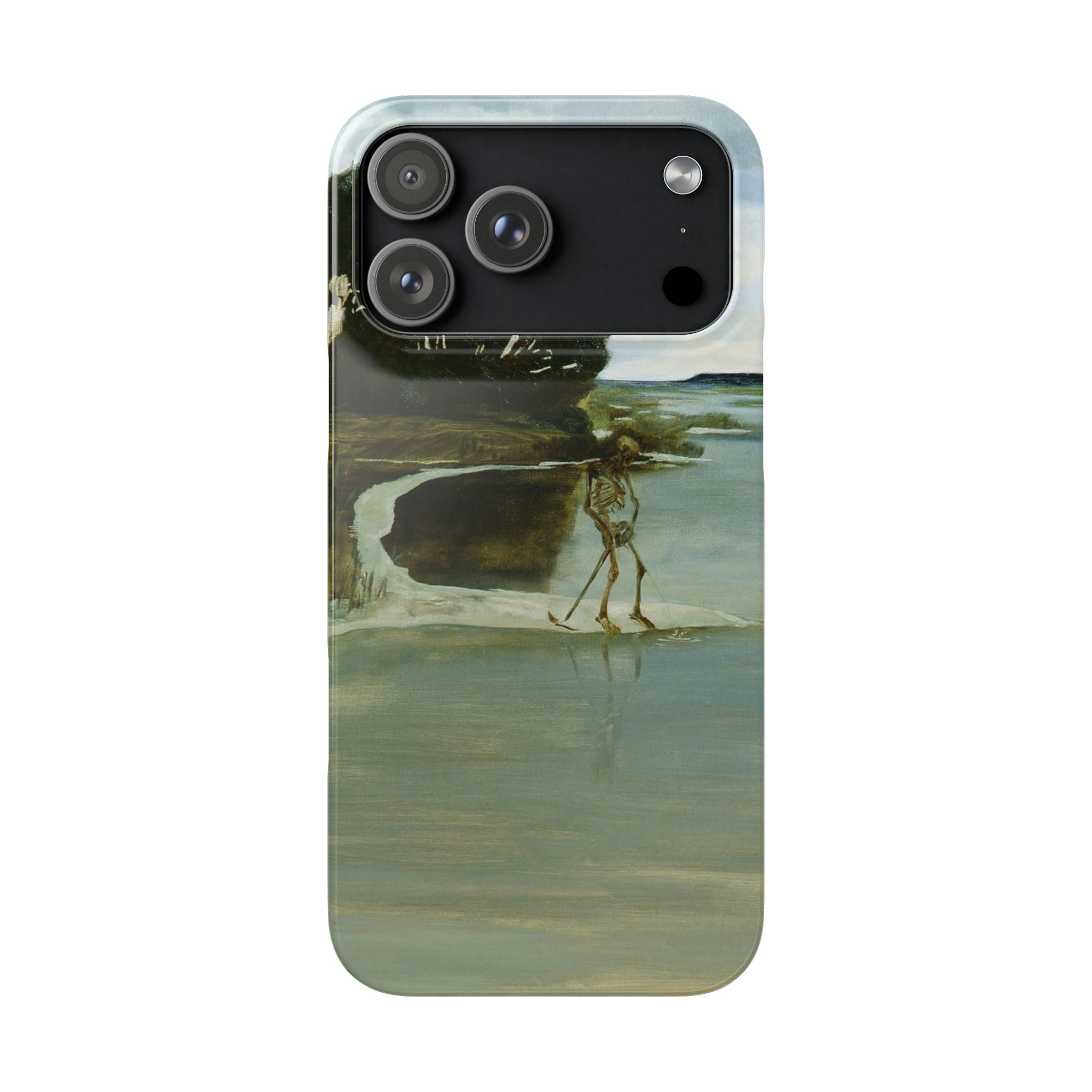 Death Peeing by Max Klinger - iPhone Slim Case