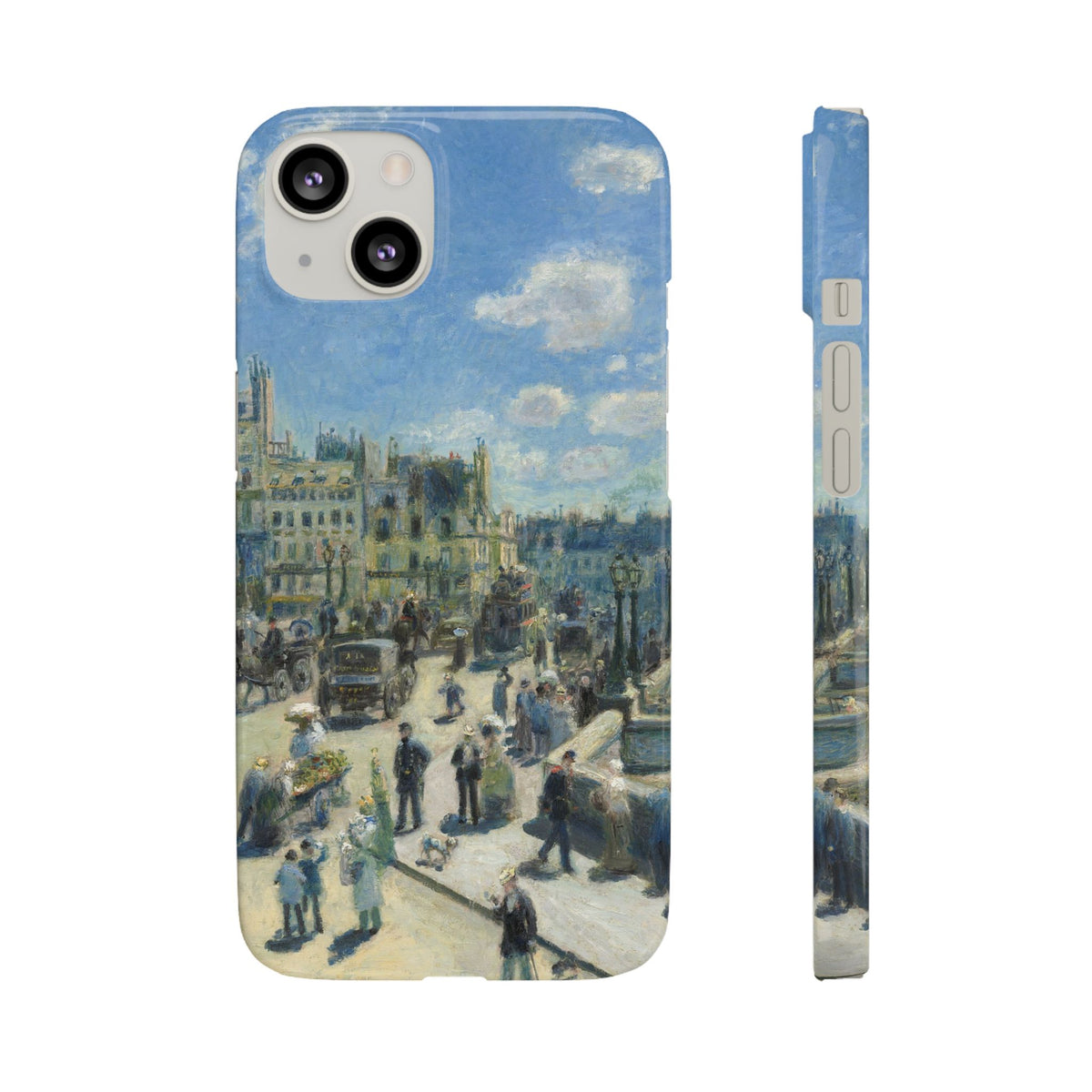 Pont Neuf Paris by Pierre Auguste Renoir - iPhone Slim Case
