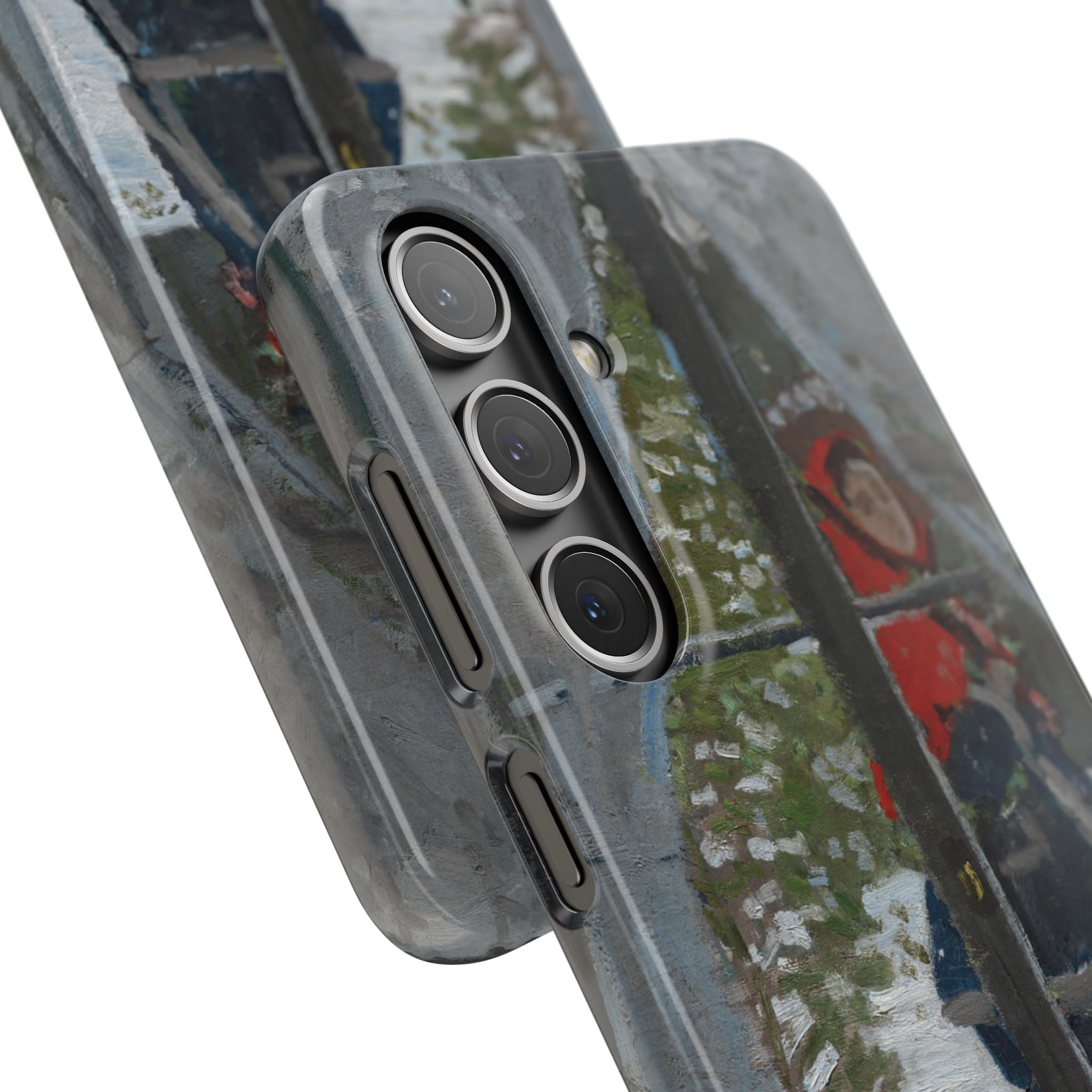 Le mouchoir rouge by Claude Monet - Samsung Slim Case