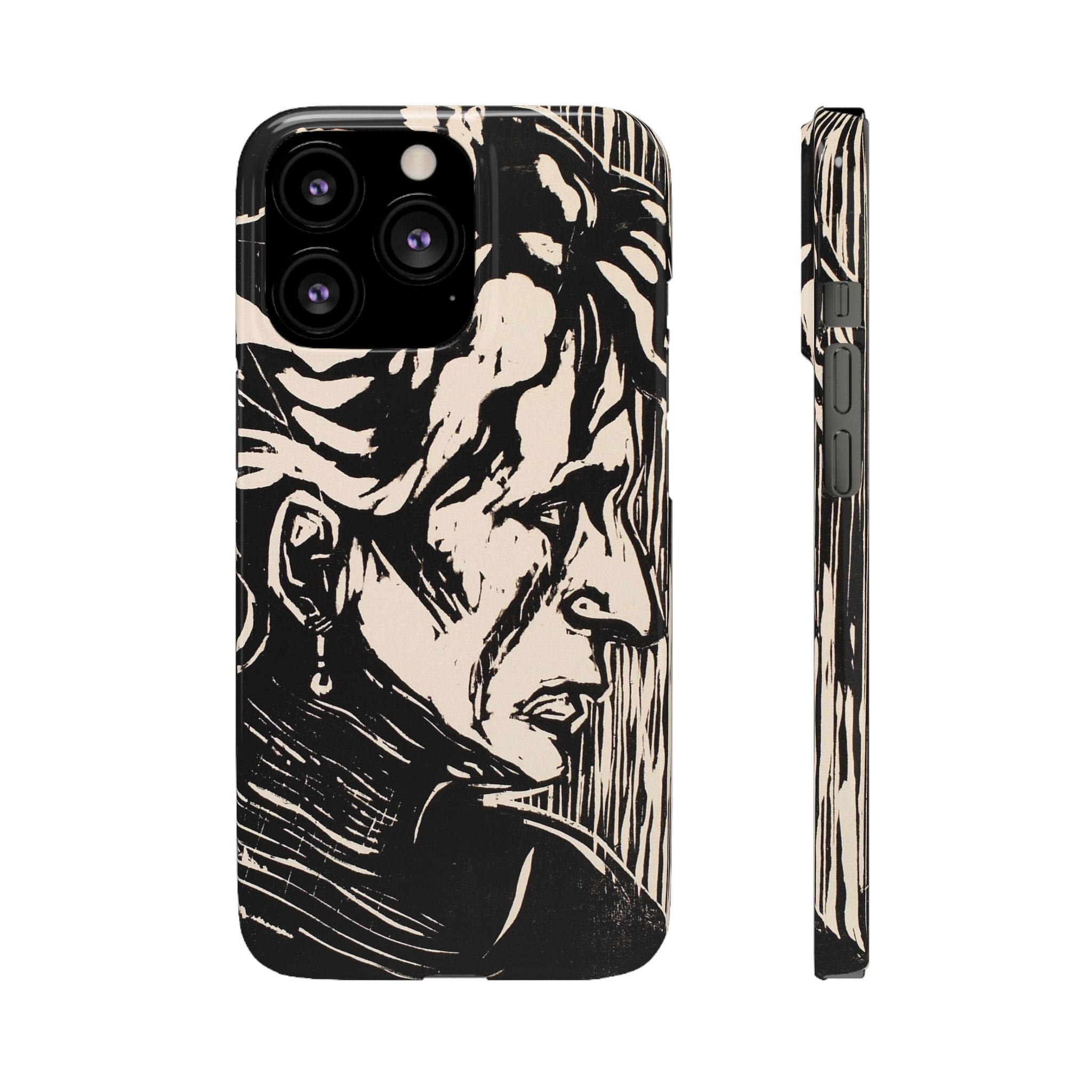 Portrait of an Elderly Lady by Edvard Munch - iPhone Slim Case
