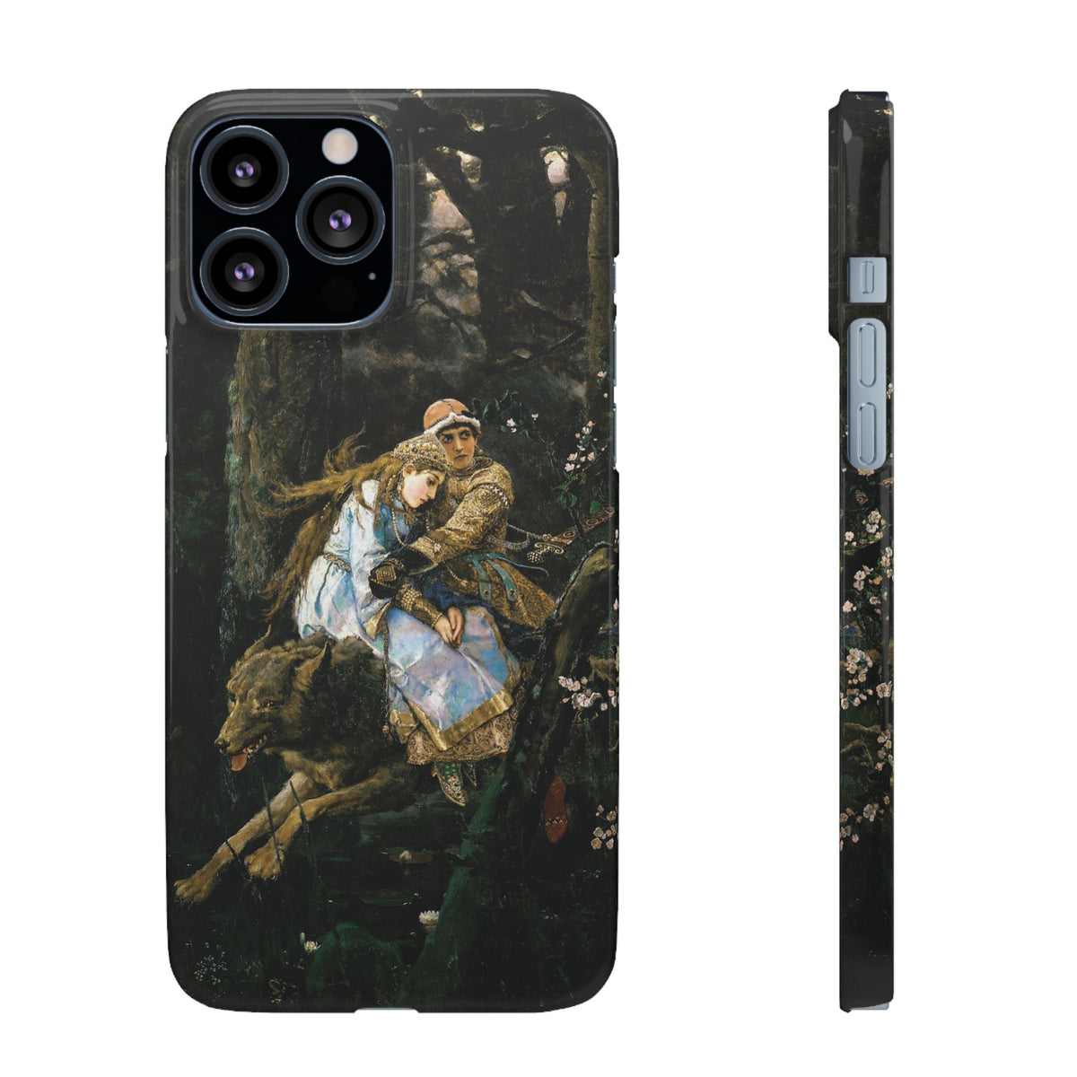 Ivan Tsarevich Riding the Grey Wolf by Viktor Vasnetsov - iPhone Slim Case