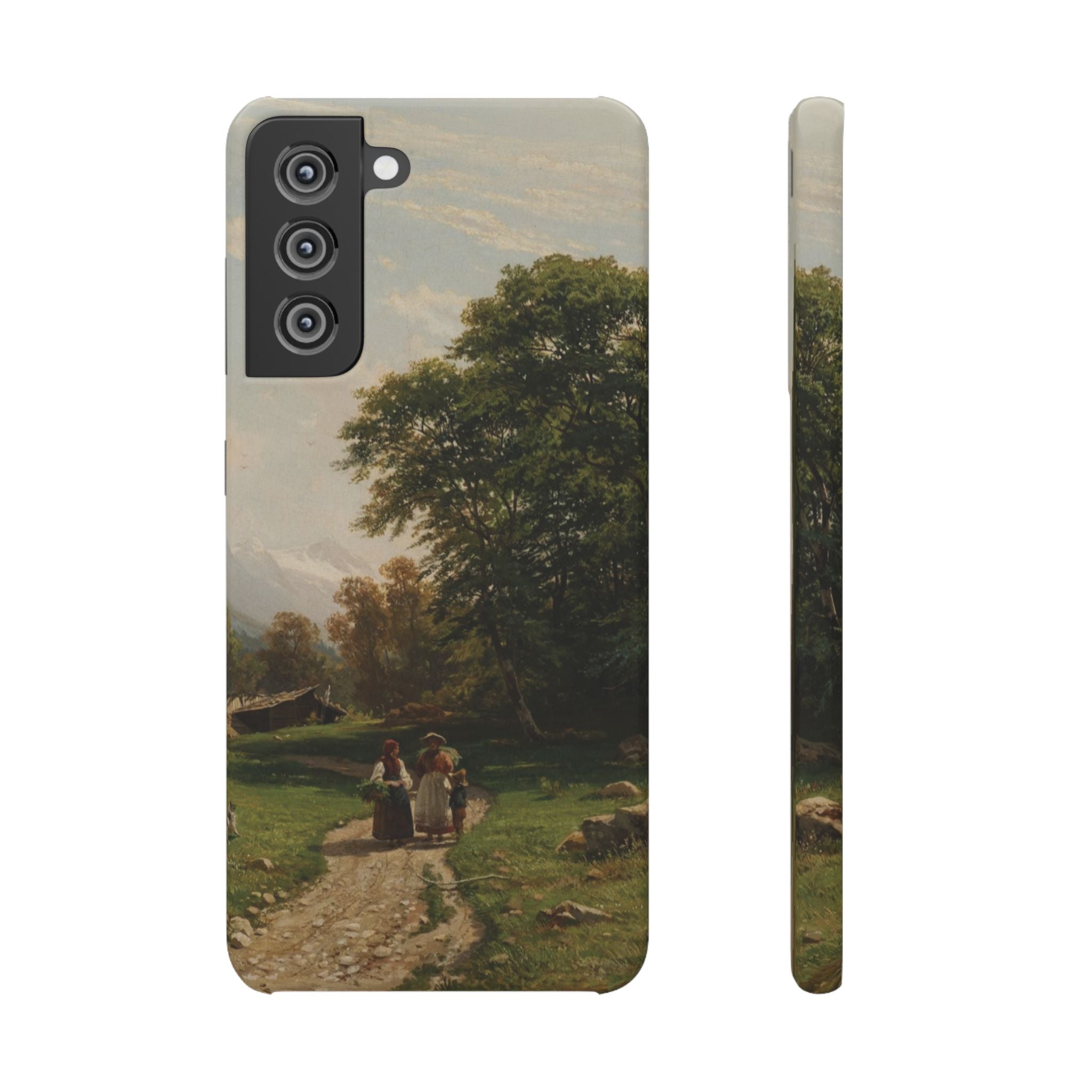 Swiss Landscape by Ivan Ivanovich Shishkin - Samsung Slim Case