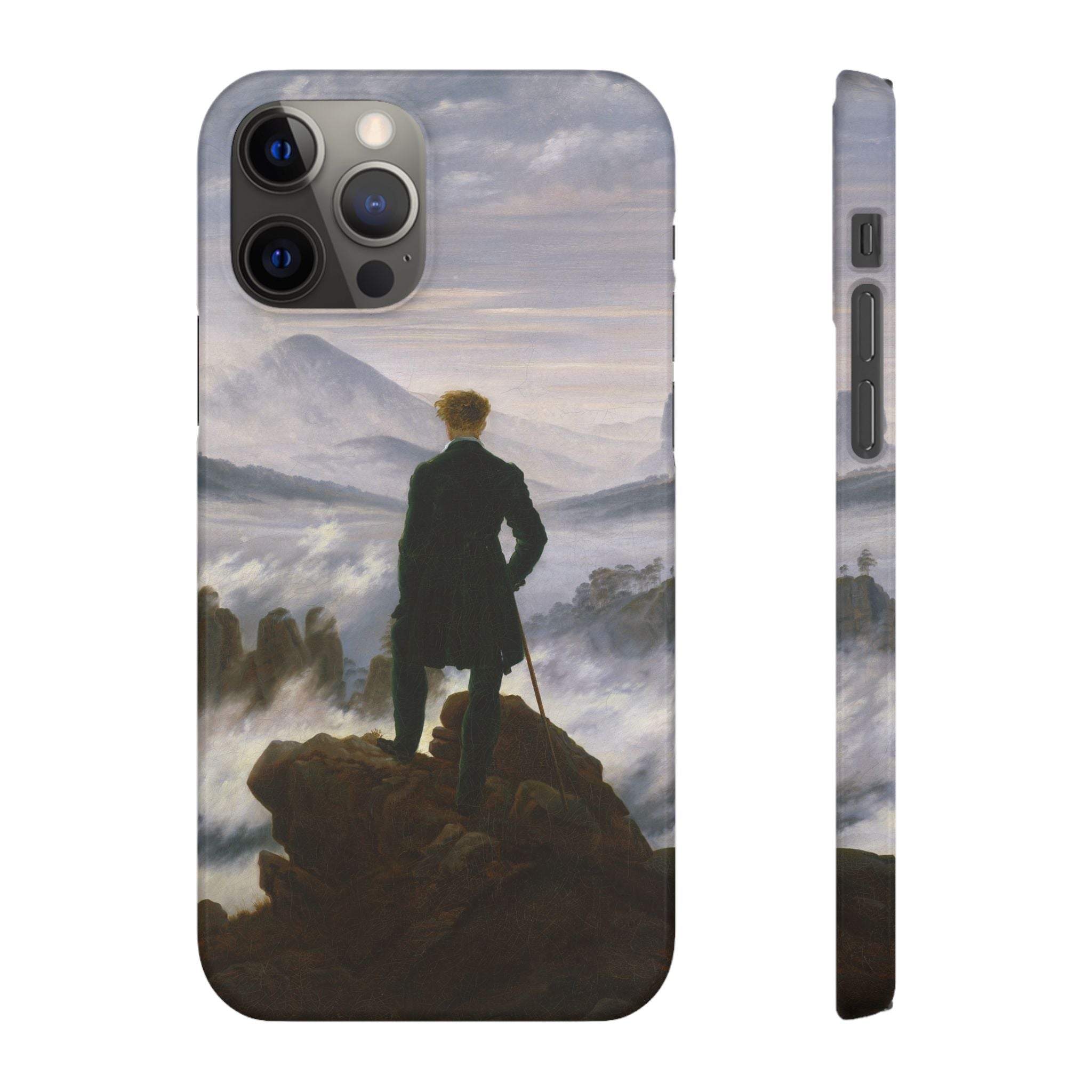 The Wanderer above the Sea of Fog by Caspar David Friedrich - iPhone Slim Case