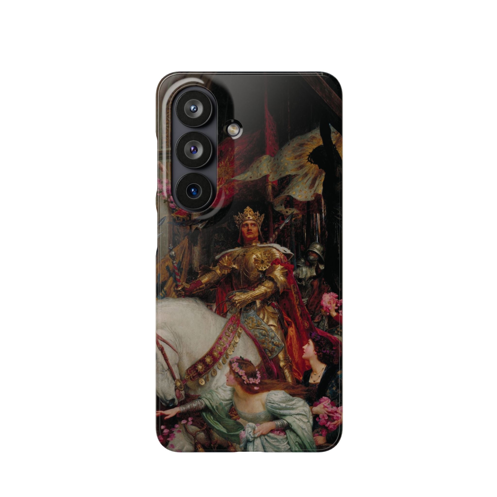 The Two Crowns by Frank Dicksee - Samsung Slim Case