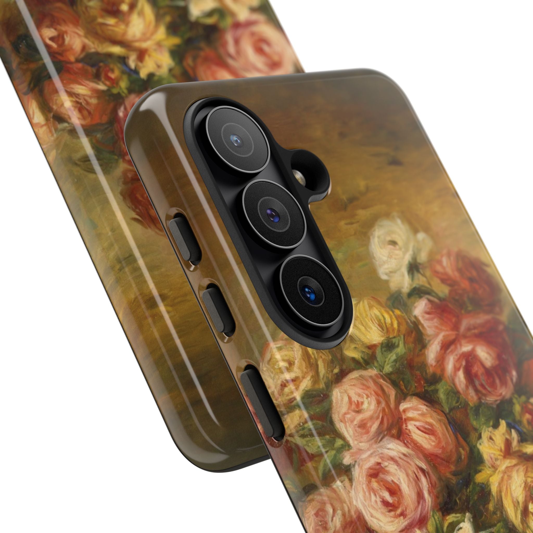 Roses in a Vase by Pierre Auguste Renoir - Samsung Tough Case