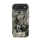 Don Quixote and His Visions by Gustave Doré - iPhone Tough Case