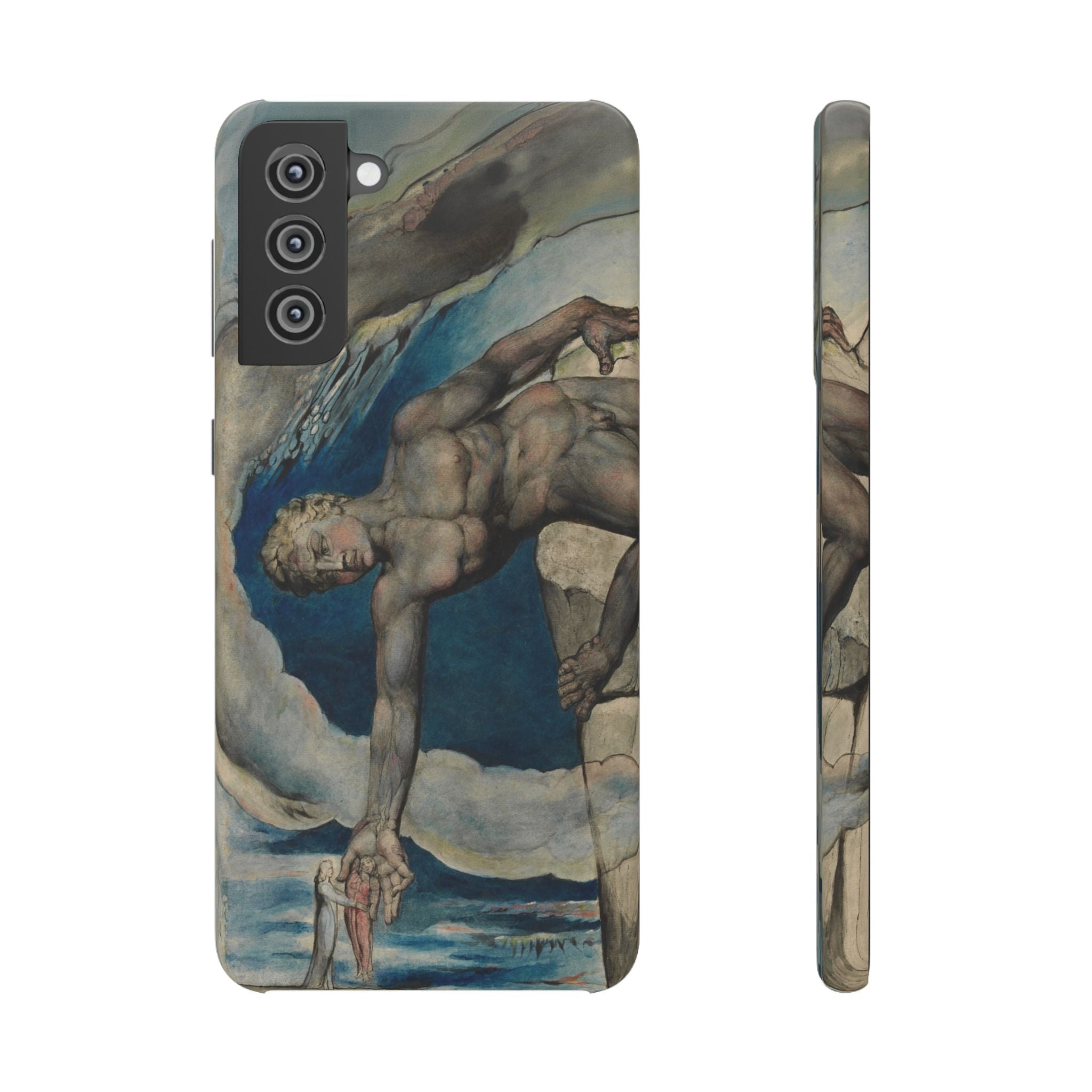 Antaeus setting down Dante and Virgil in the Last Circle of Hell by William Blake - Samsung Slim Case