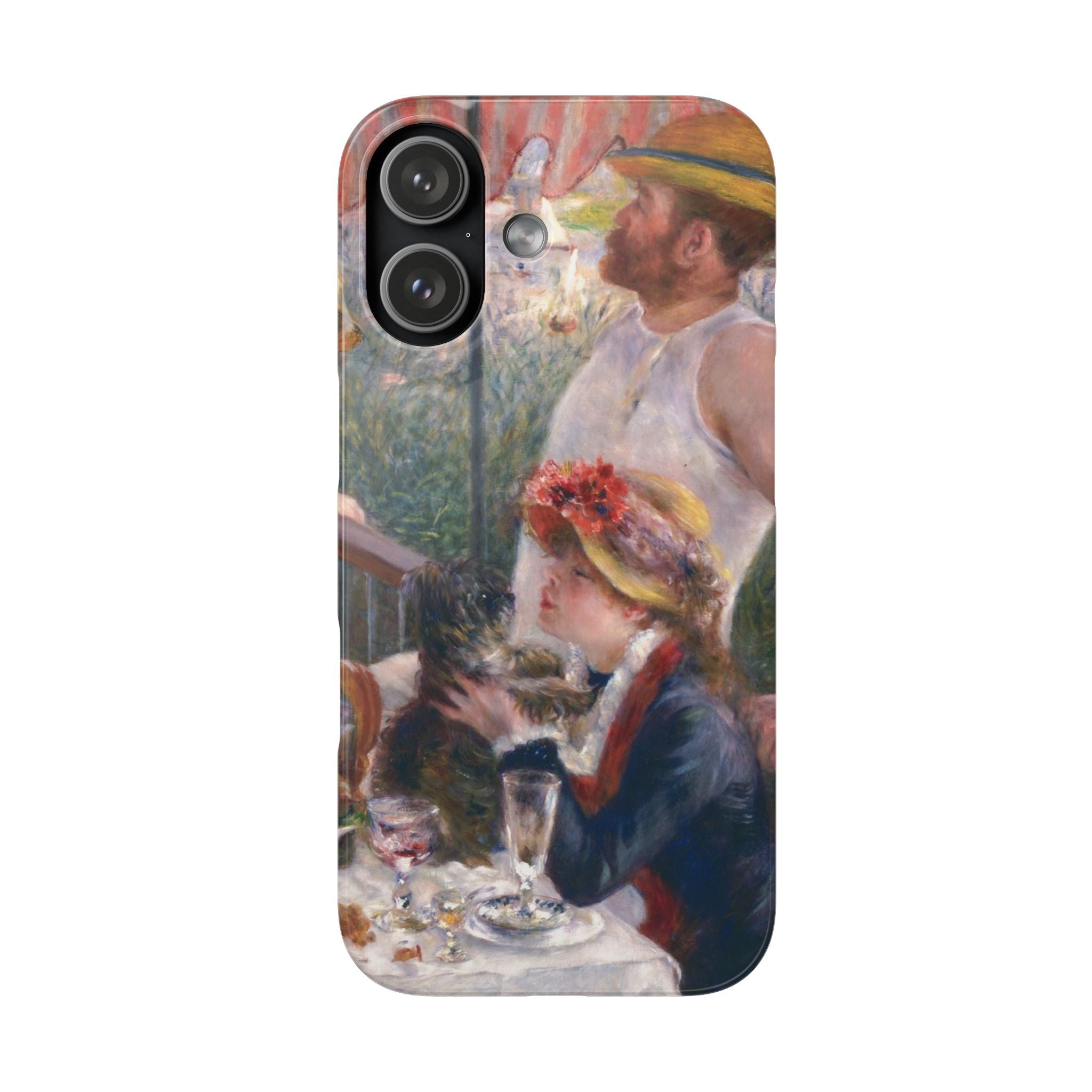 Luncheon of the Boating Party by Pierre Auguste Renoir - iPhone Slim Case