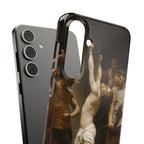 The Flagellation of Our Lord Jesus Christ by William-Adolphe Bouguereau - Samsung Slim Case
