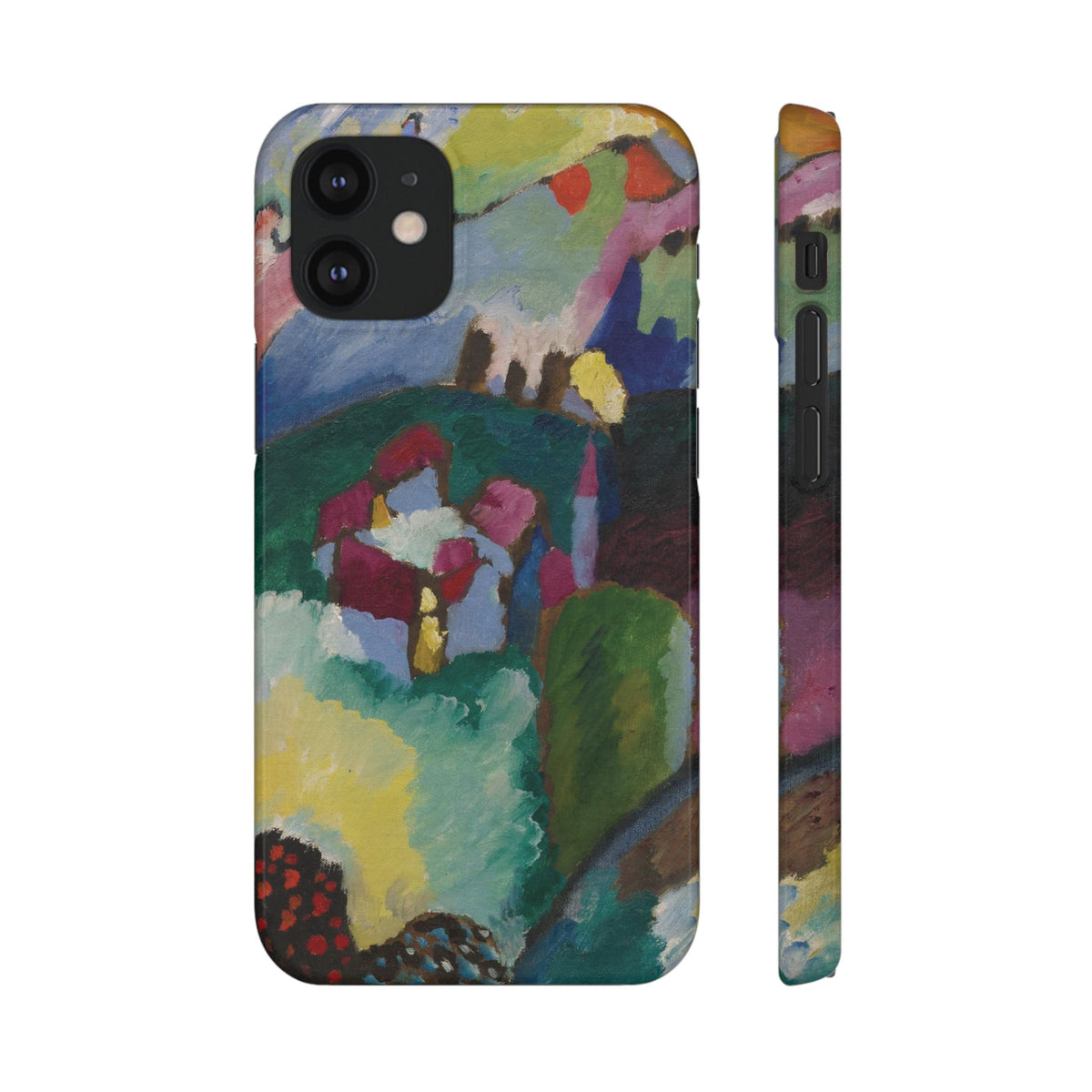 Landscape with Factory Chimney by Vasily Kandinsky - iPhone Slim Case