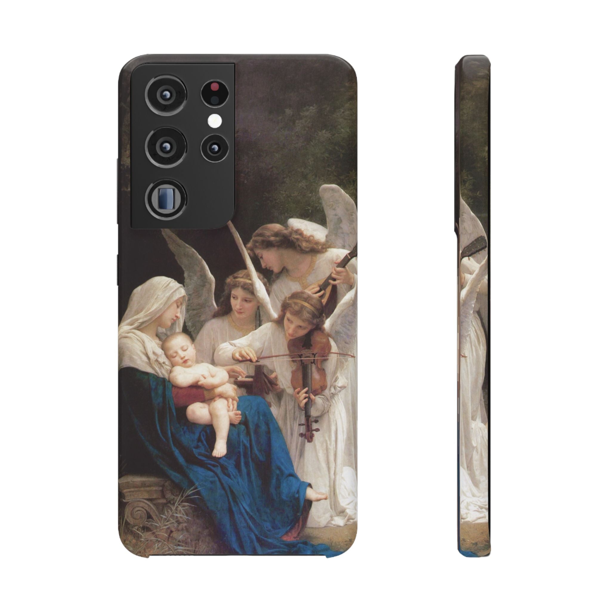 The Virgin of the angels by William-Adolphe Bouguereau - Samsung Slim Case