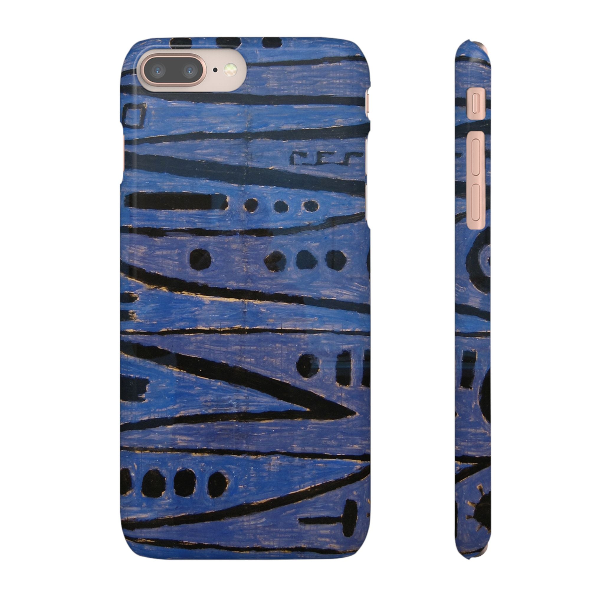 Heroic strokes of the bow by Paul Klee - iPhone Slim Case