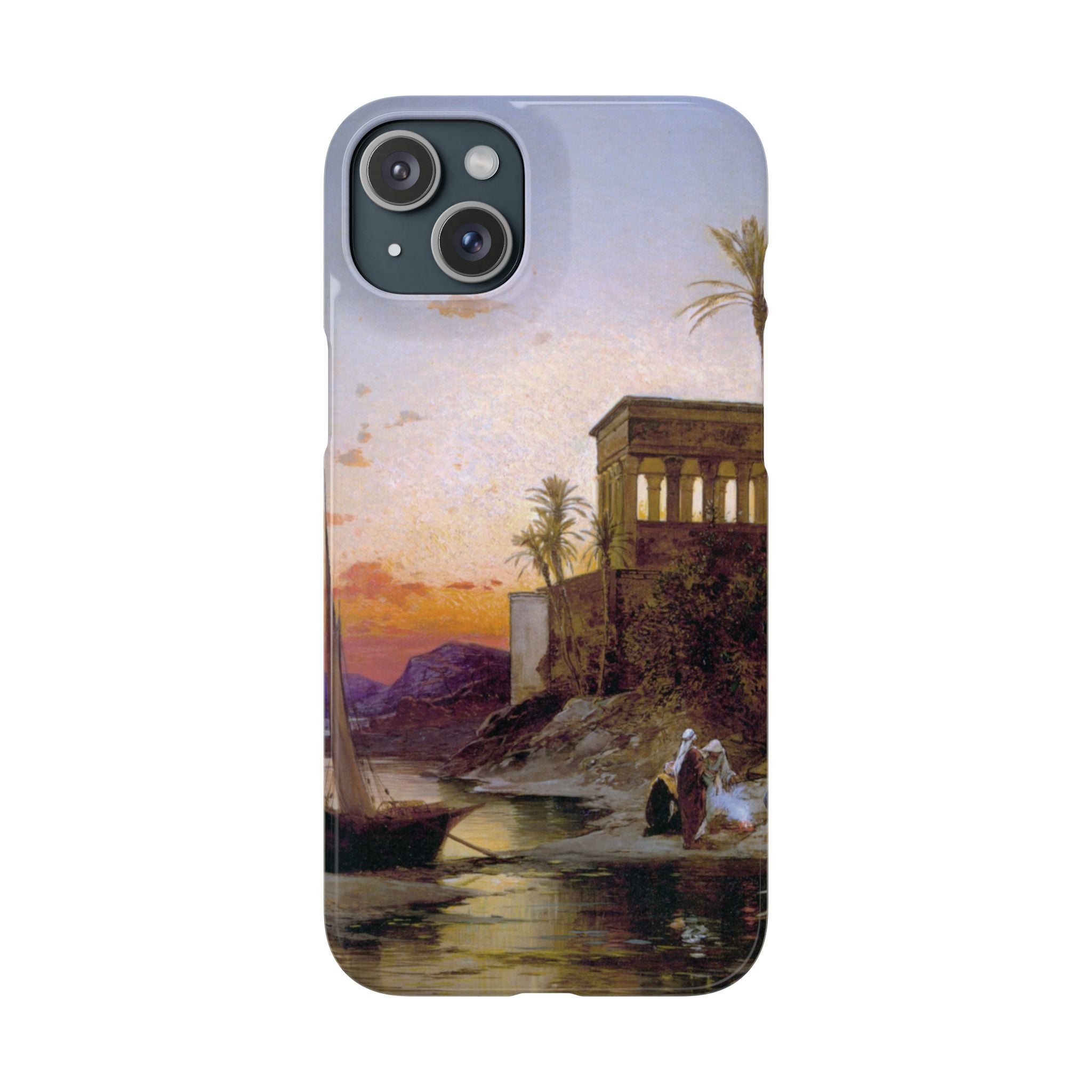 The Kiosk of Trajan by Hermann Corrodi - iPhone Slim Case