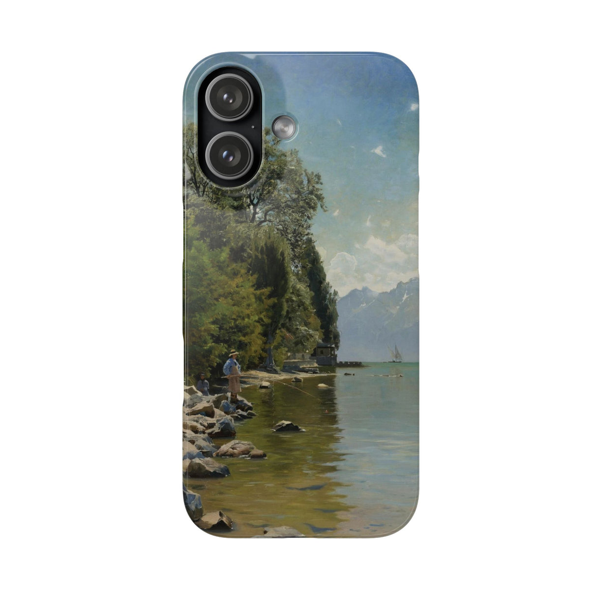Lac Leman by Peder Mork Monsted - iPhone Slim Case