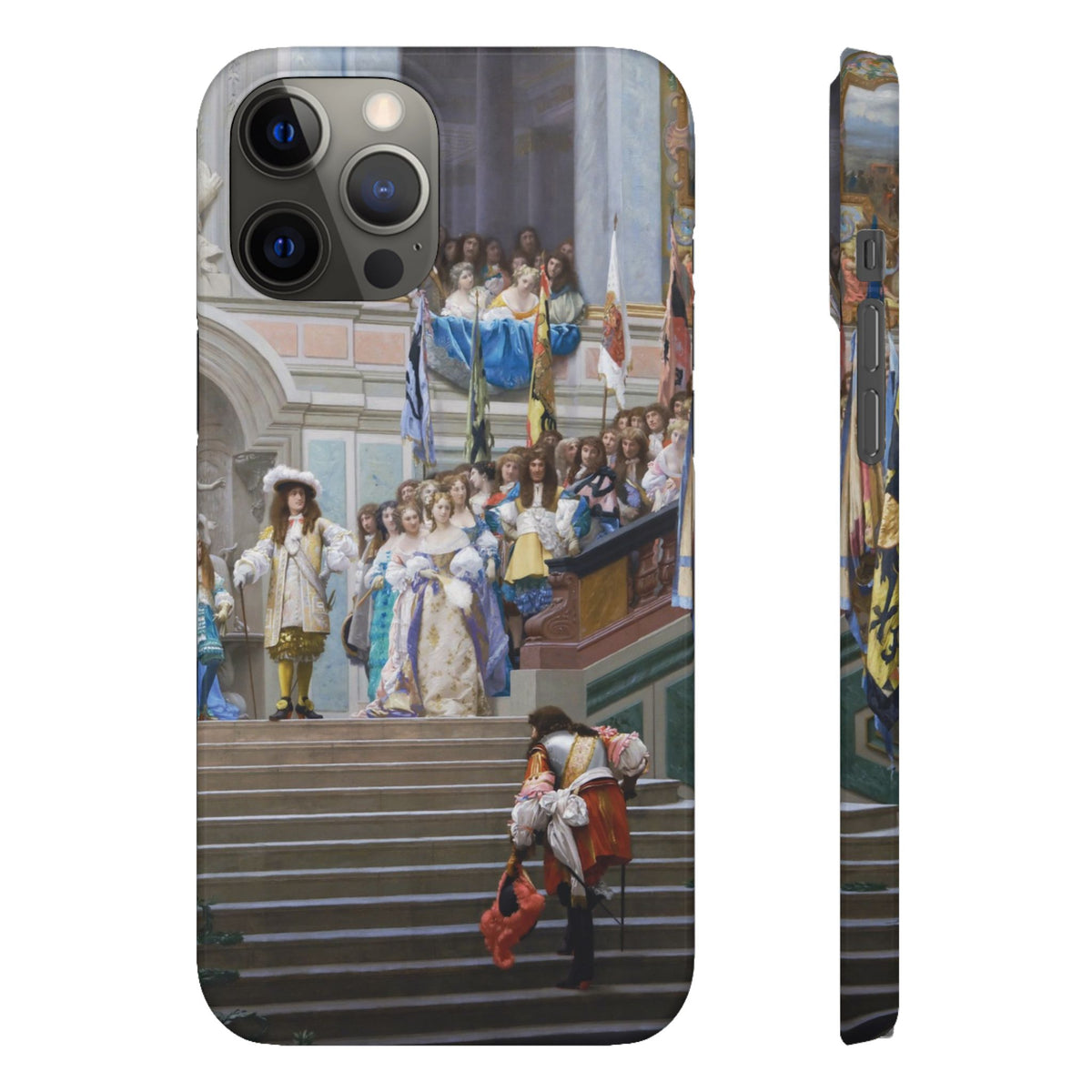 Reception du Grand Conde par Louis XIV by Jean-Leon Gerome - iPhone Slim Case