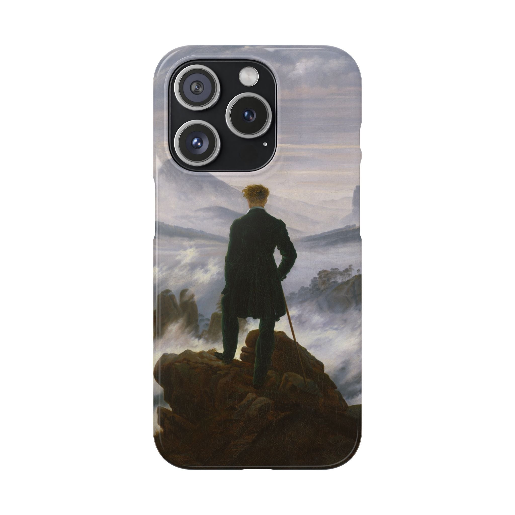 The Wanderer above the Sea of Fog by Caspar David Friedrich - iPhone Slim Case