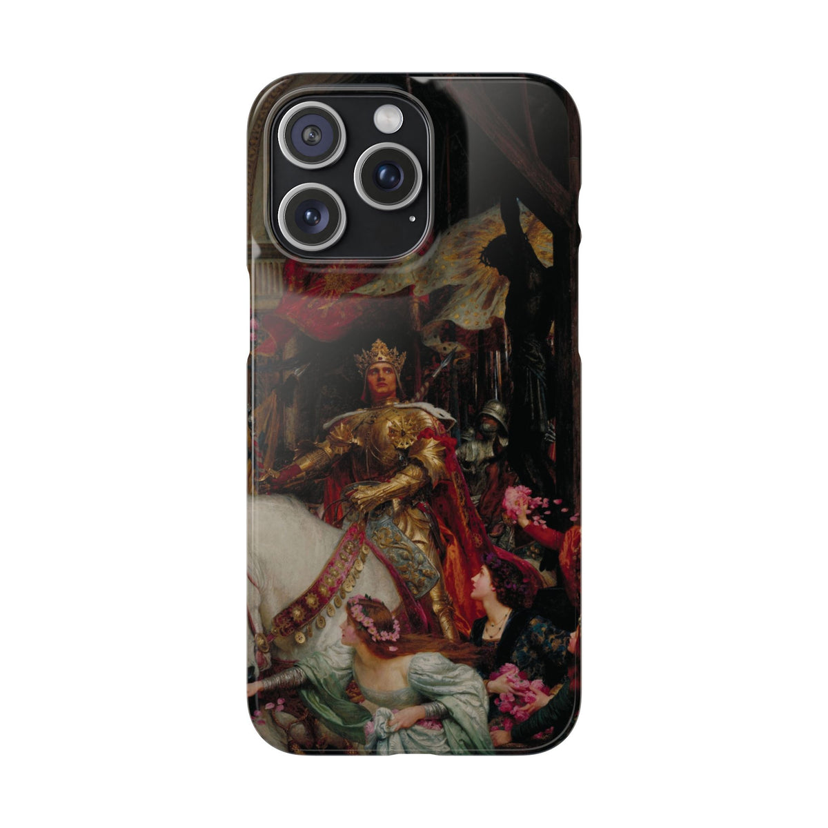 The Two Crowns by Frank Dicksee - iPhone Slim Case