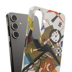On White II by Vasily Kandinsky - Samsung Slim Case