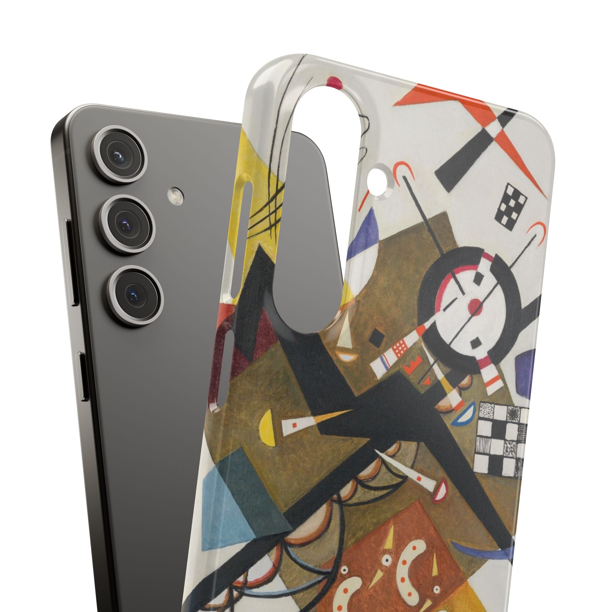 On White II by Vasily Kandinsky - Samsung Slim Case