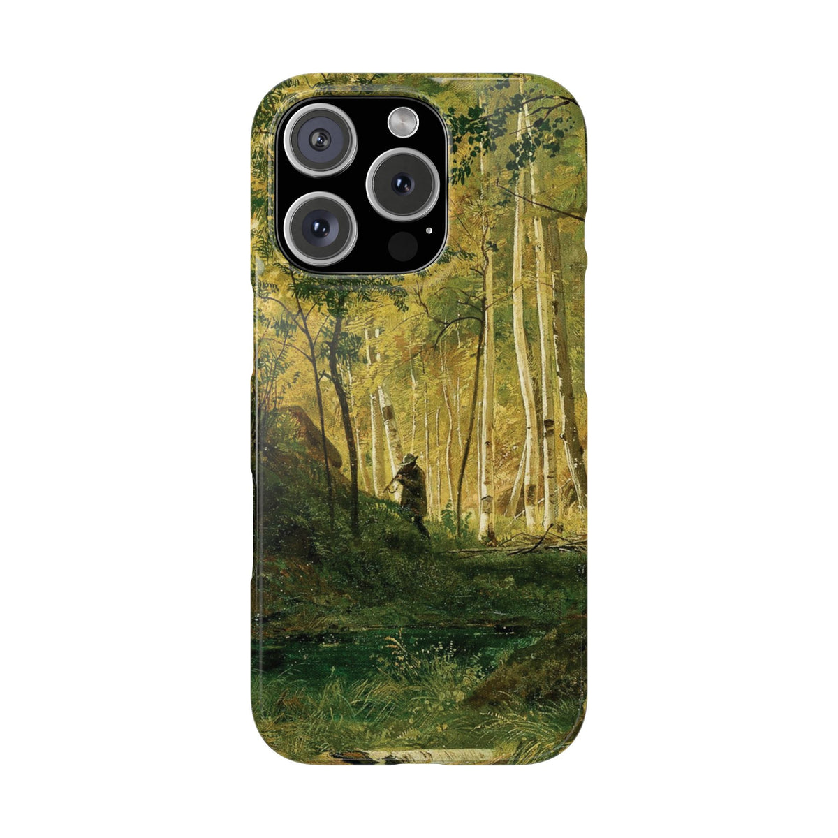 Landscape with a Hunter Valaam Island by Ivan Ivanovich Shishkin - iPhone Slim Case