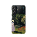 Woman in the Garden by Claude Monet - Samsung Slim Case