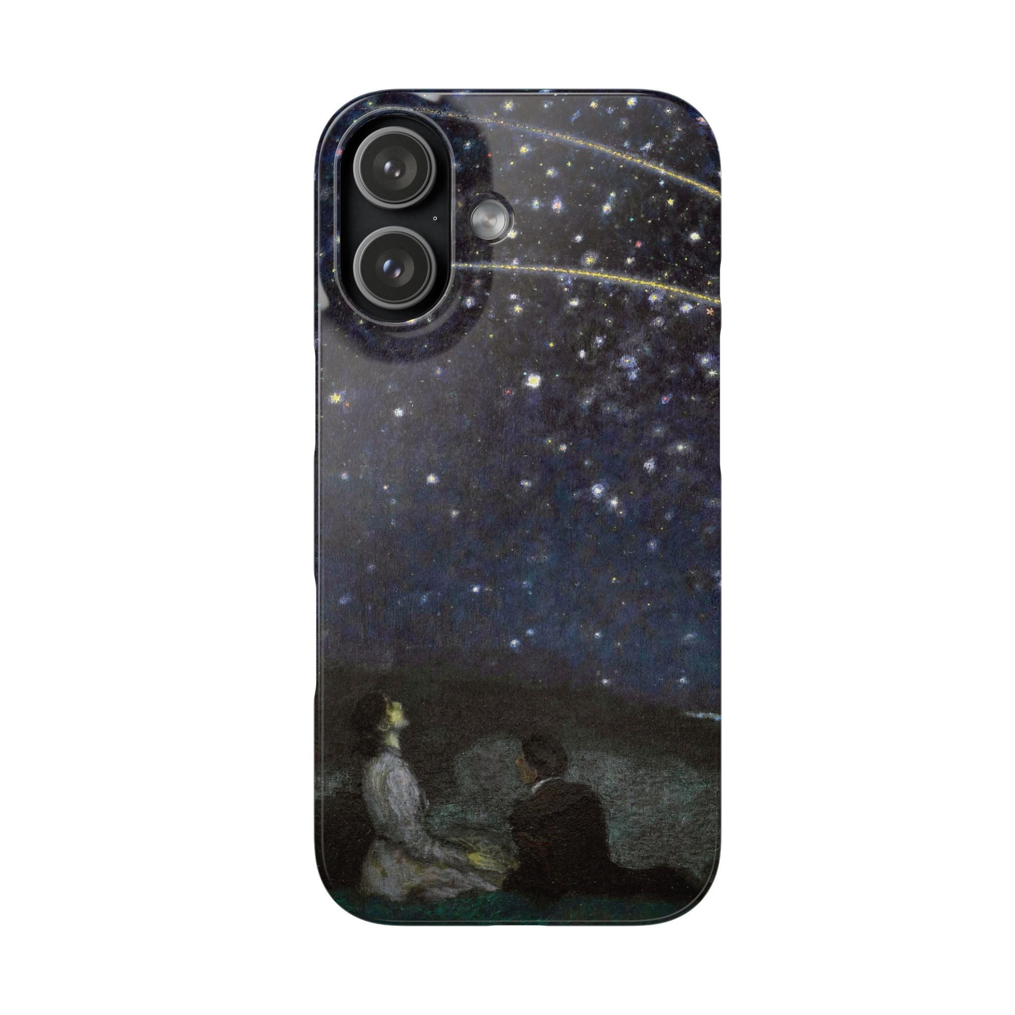 Falling Stars by Franz von Stuck - iPhone Slim Case