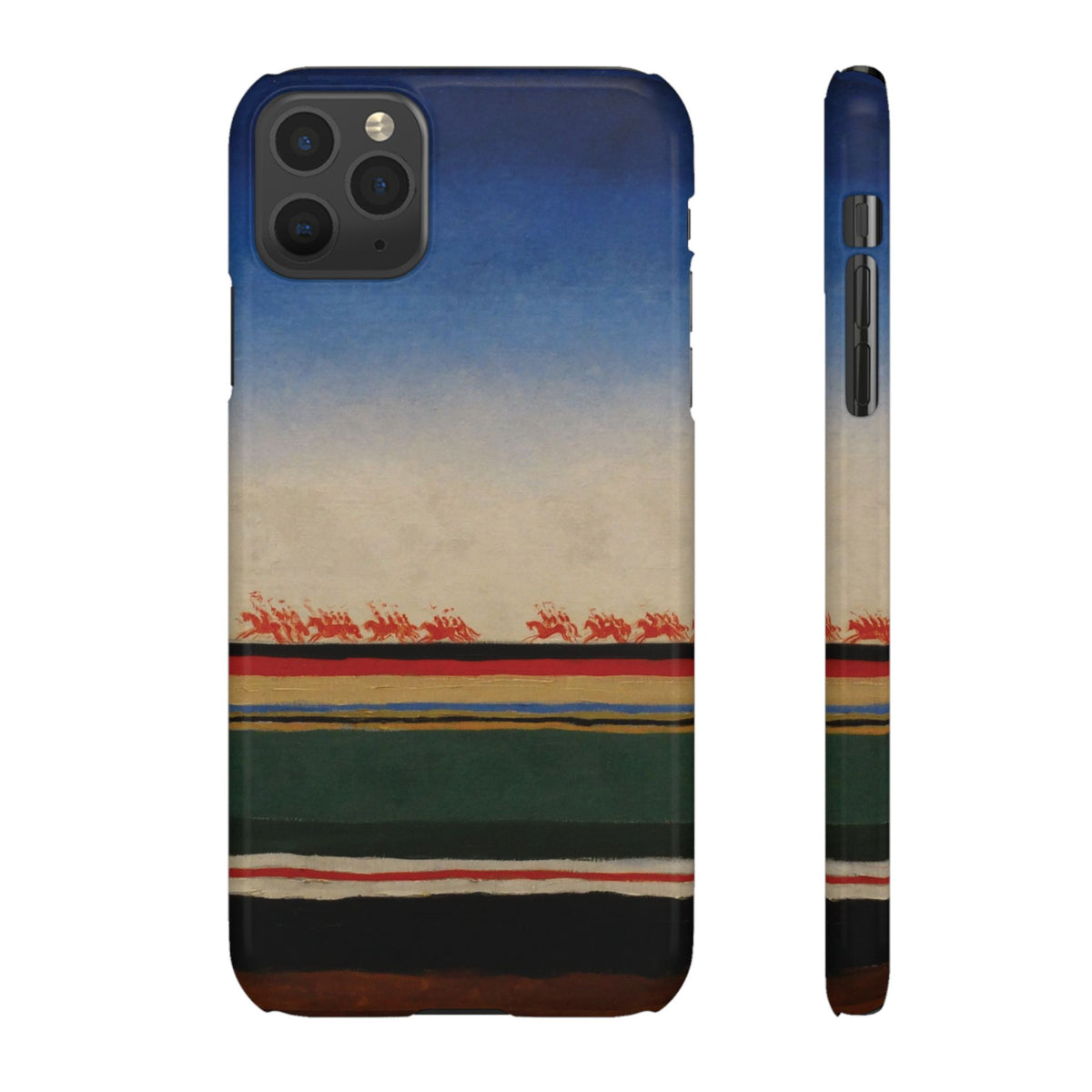 Red Cavalry Riding by Kazimir Malevich - iPhone Slim Case