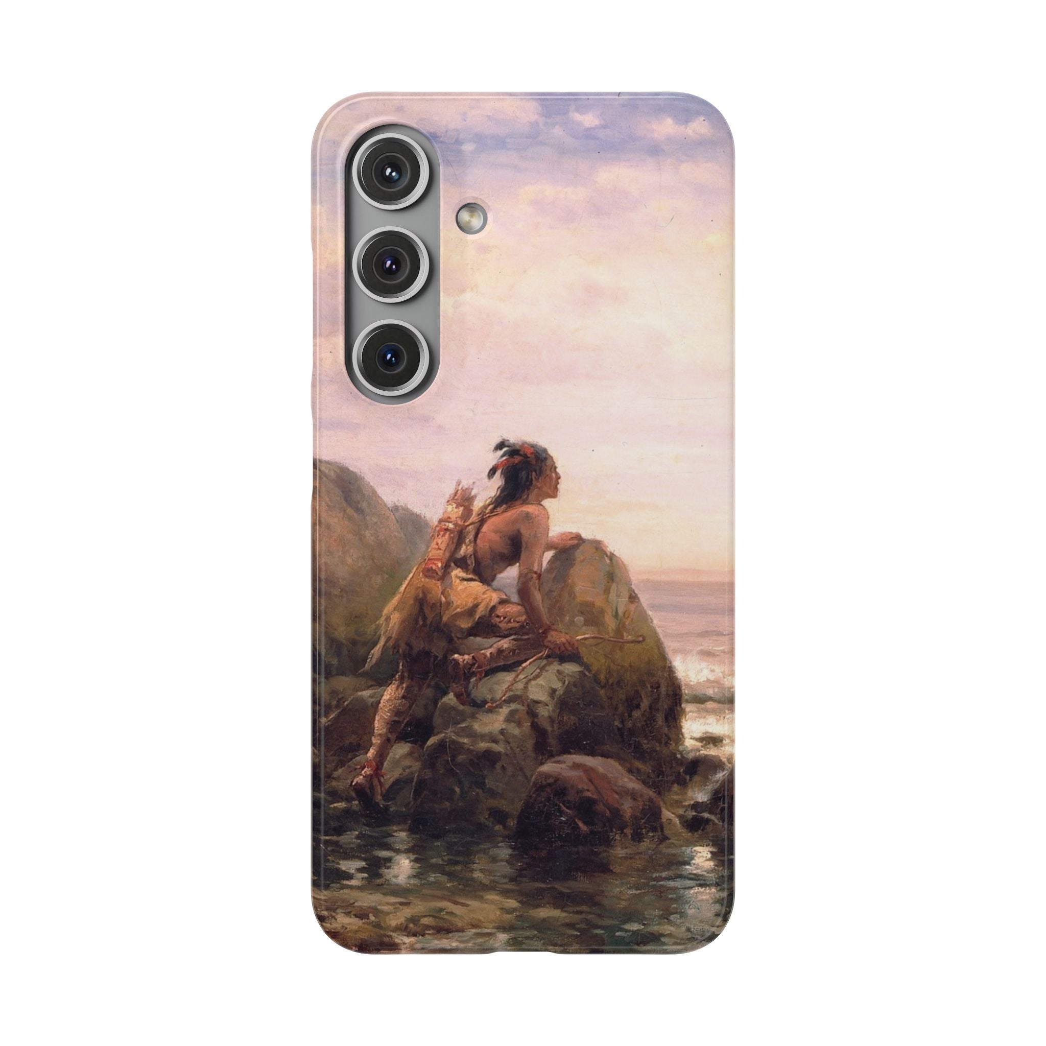 Henrik Hudson entering New York Harbor by Edward Moran - Samsung Slim Case