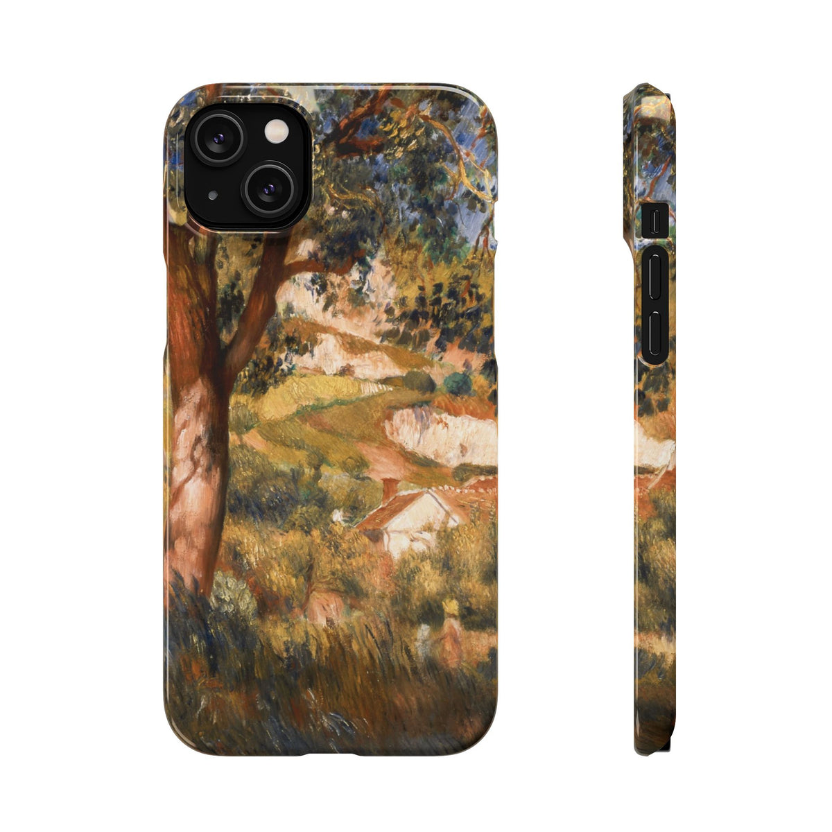 Paysage a La Roche Guyon by Pierre Auguste Renoir - iPhone Slim Case