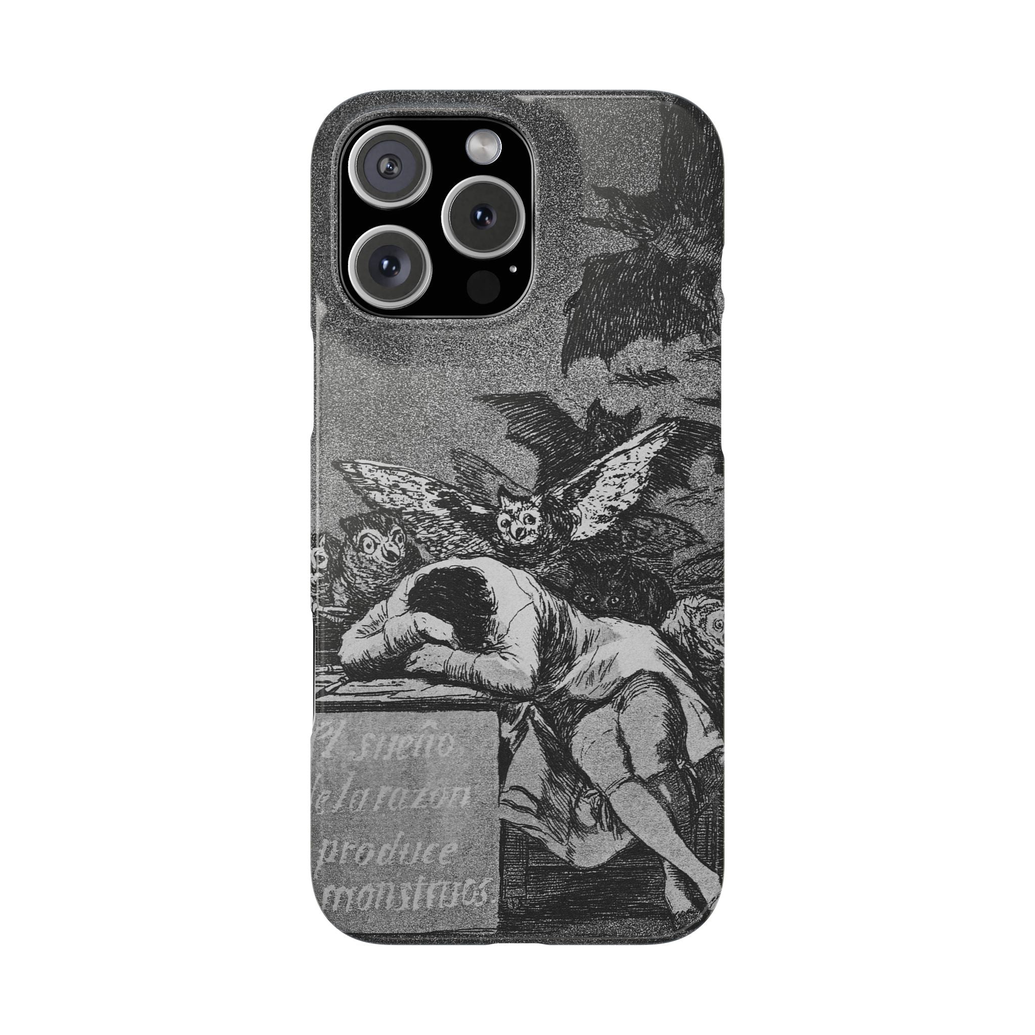 The Sleep of Reason Produces Monsters by Francisco Goya - iPhone Slim Case
