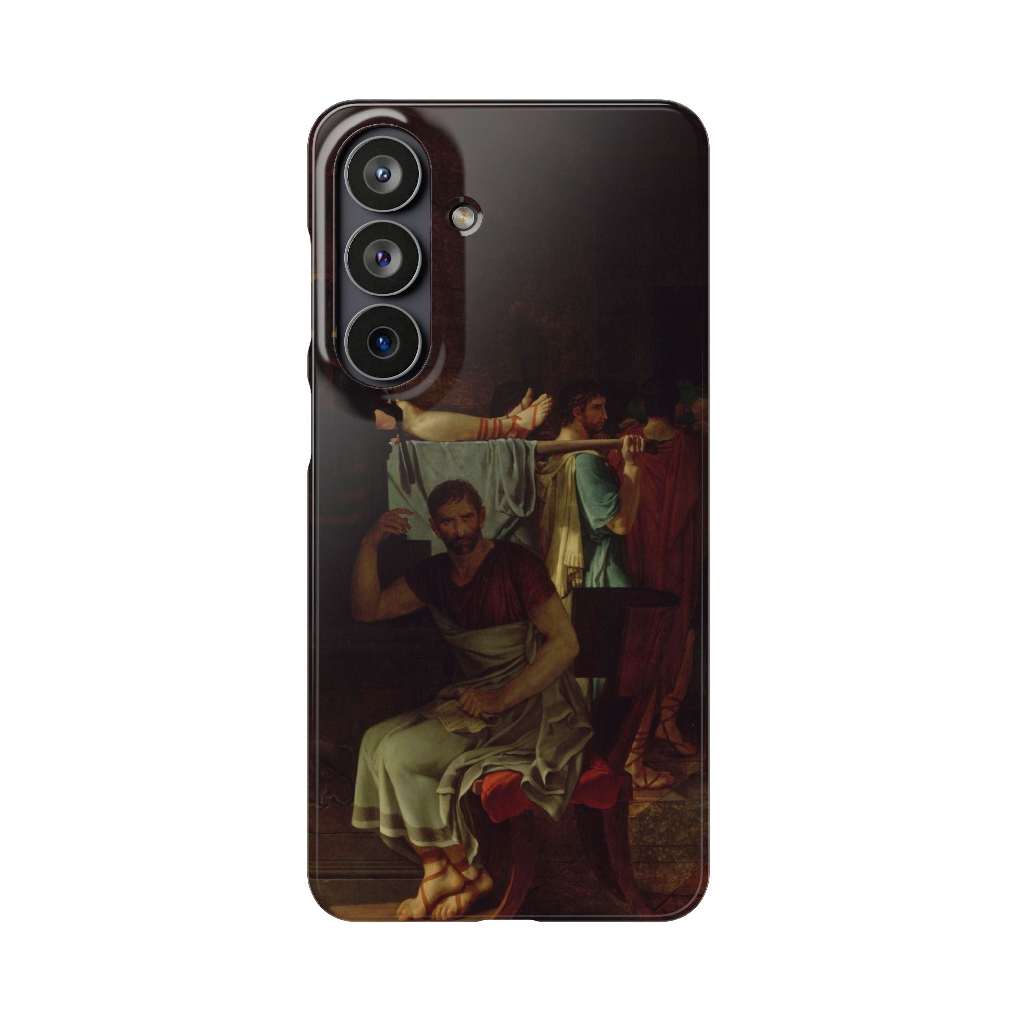 The Lictors Bring to Brutus the Bodies of His Sons I by Jacques-Louis David - Samsung Slim Case