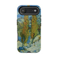 Two Poplars in the Alpilles near Saint-Rémy by Vincent van Gogh - iPhone Tough Case