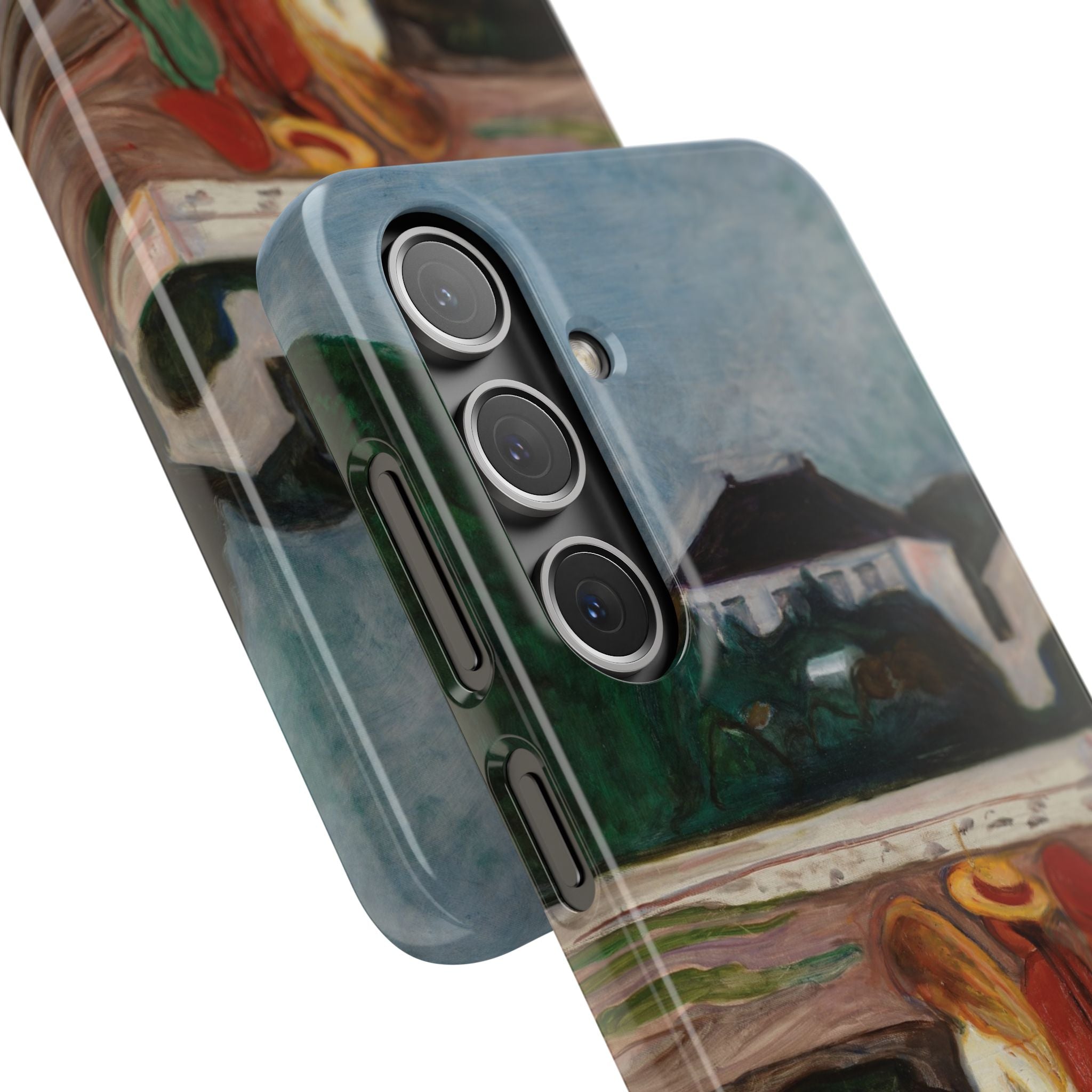 The Girls on the Bridge by Edvard Munch - Samsung Slim Case