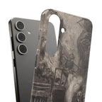 La Rue de la Vieille Lanterne (The Suicide of Gérard de Nerval) by Gustave Doré - Samsung Slim Case