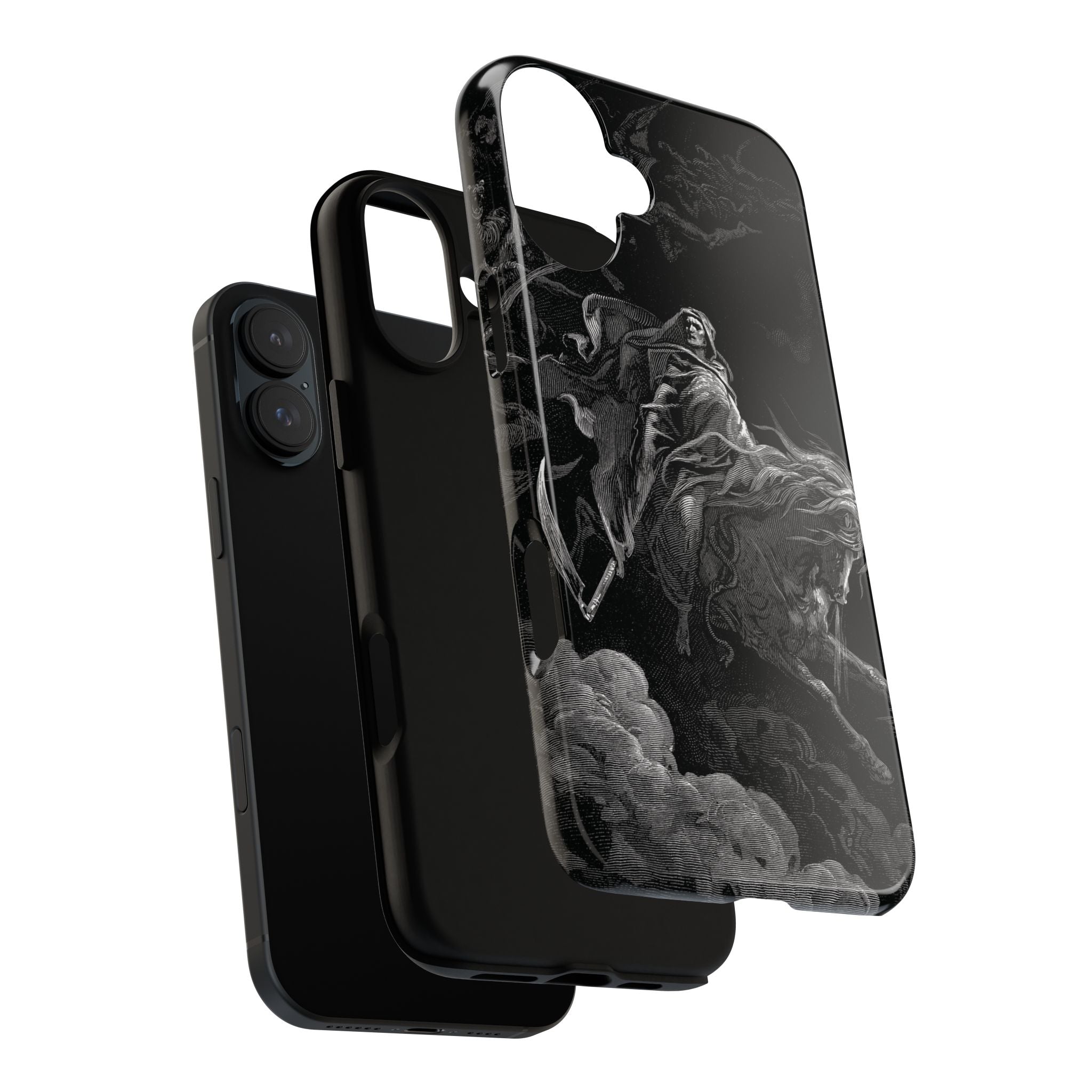 Death on the Pale Horse by Gustave Dore - iPhone Tough Case