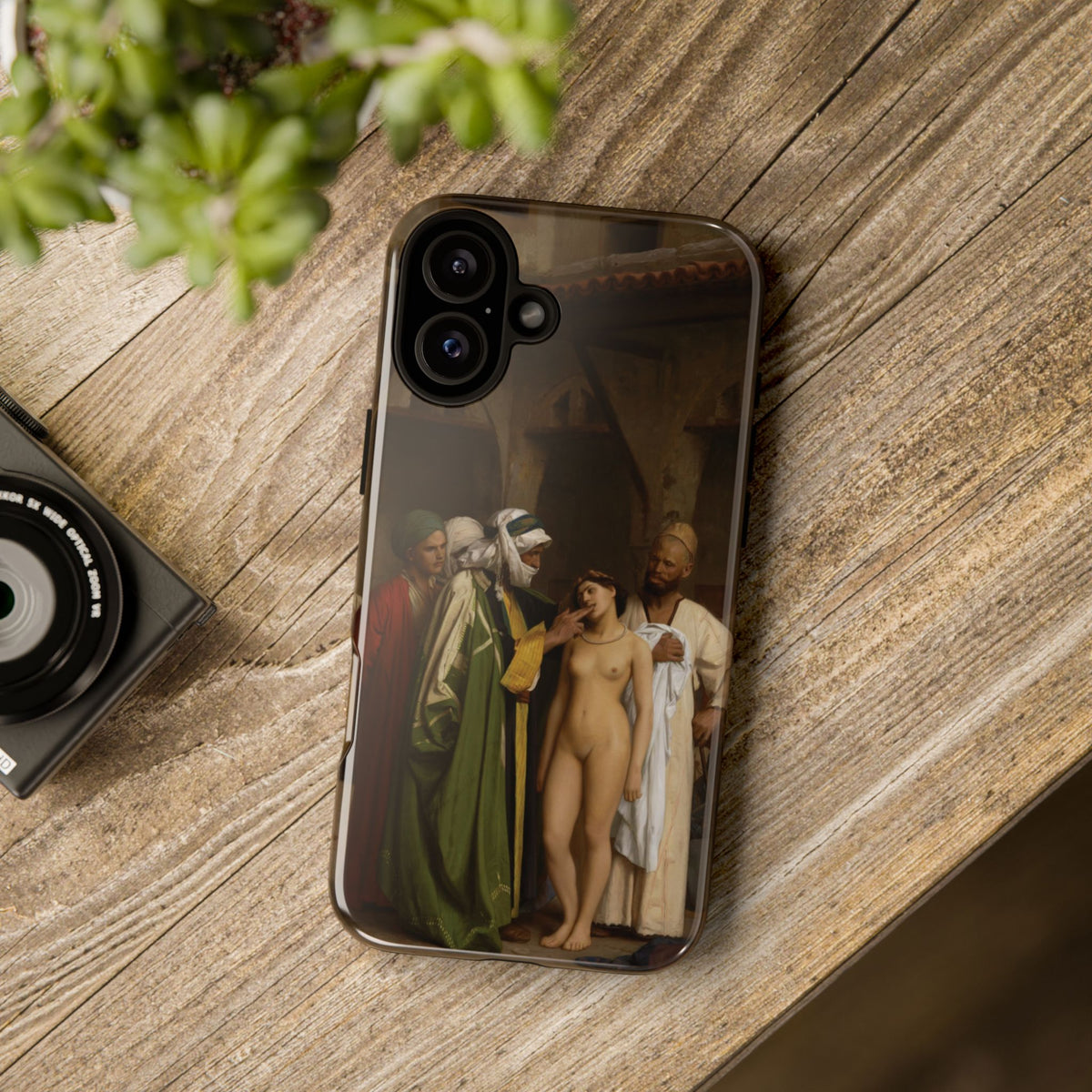 Le Marche d'esclaves by Jean-Leon Gerome - iPhone Tough Case