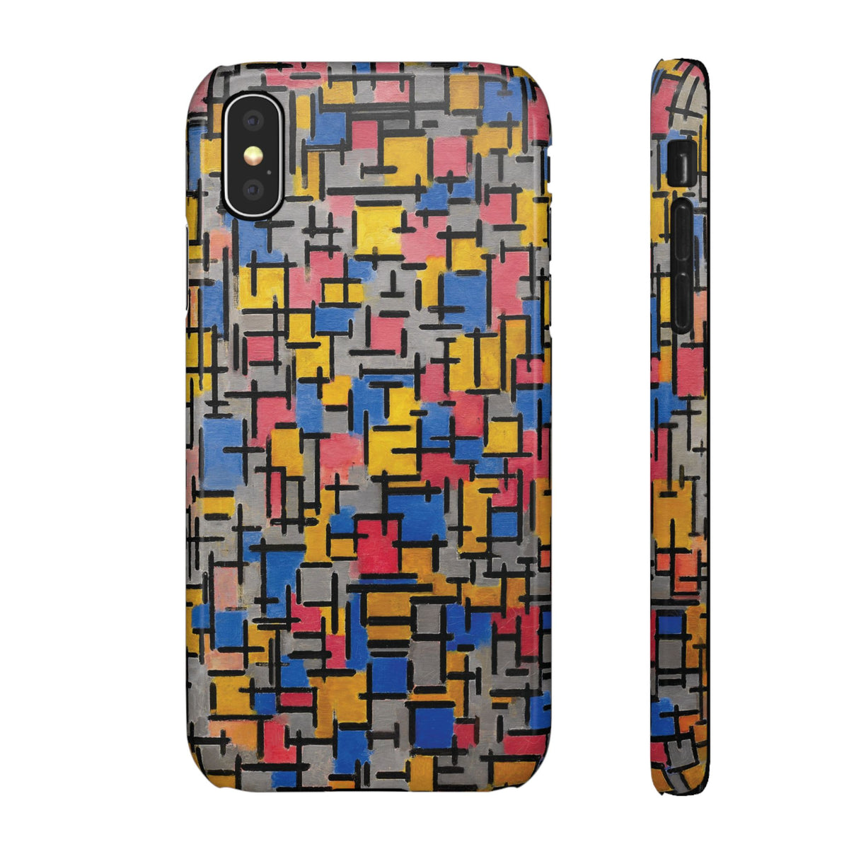 Composition by Piet Mondrian - iPhone Slim Case