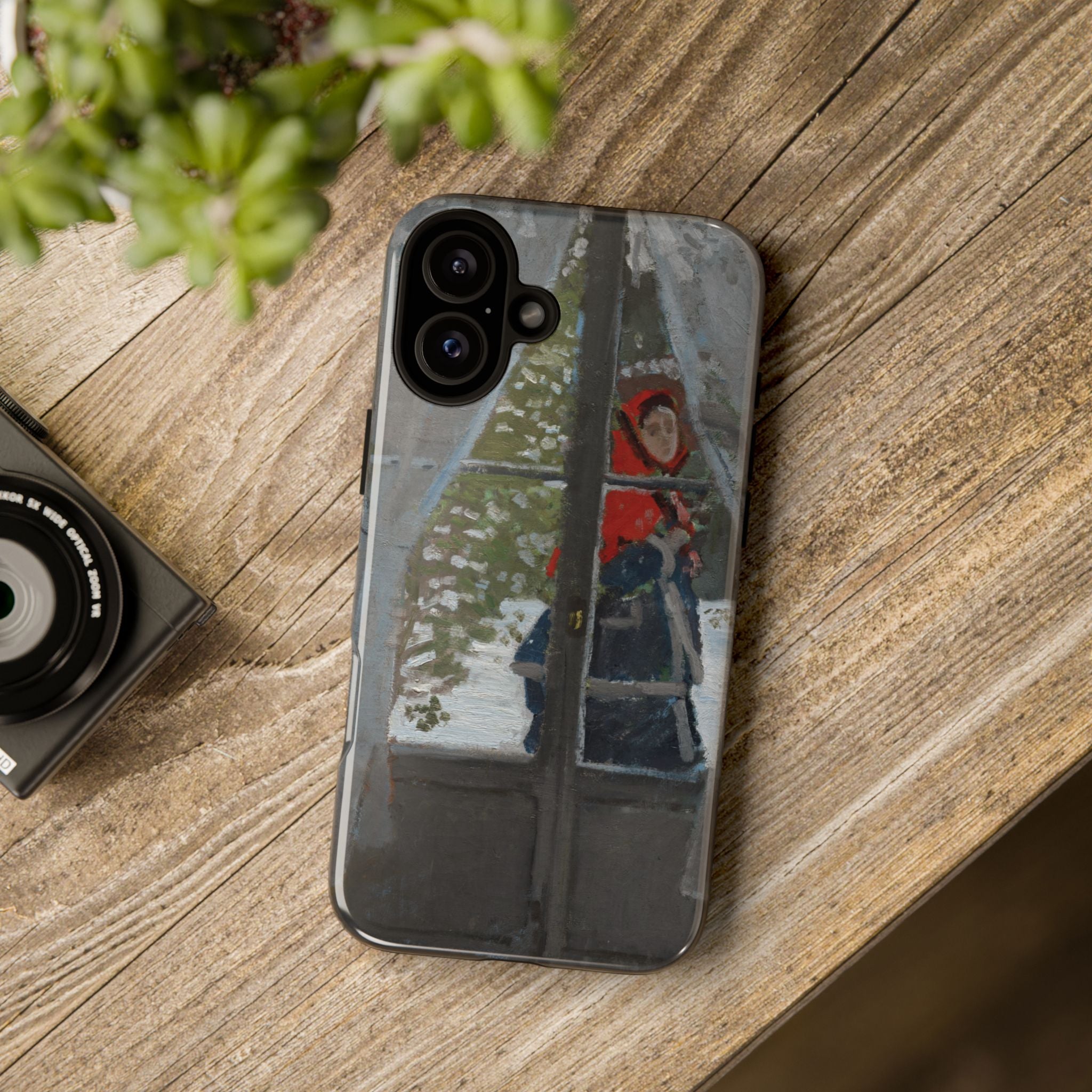 Le mouchoir rouge by Claude Monet - iPhone Tough Case