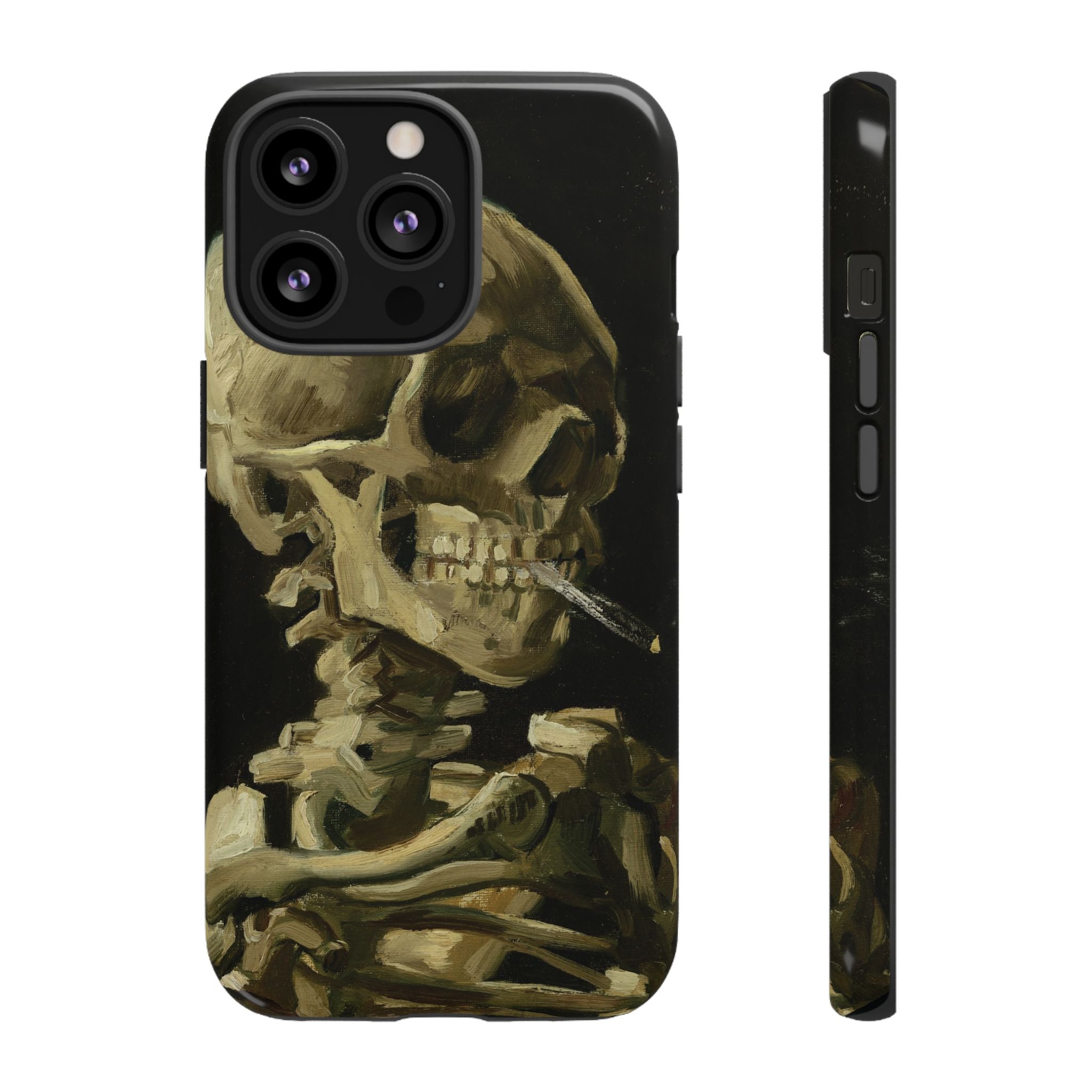 Head of a Skeleton with a Burning Cigarette by Vincent van Gogh - iPhone Tough Case