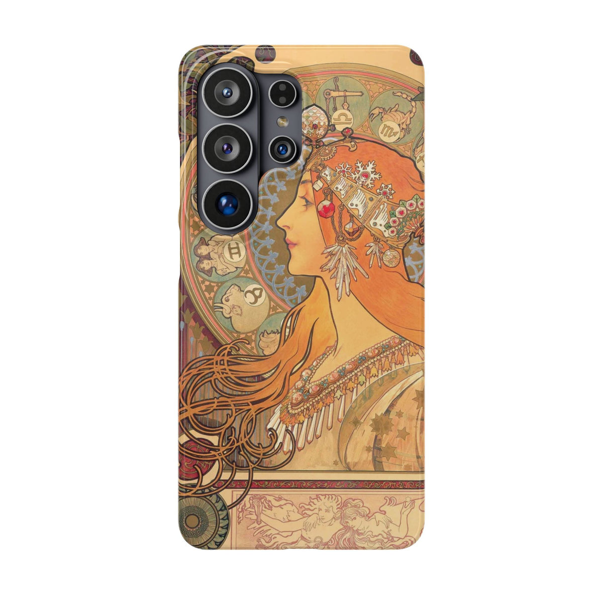 Zodiac by Alphonse Mucha - Samsung Slim Case