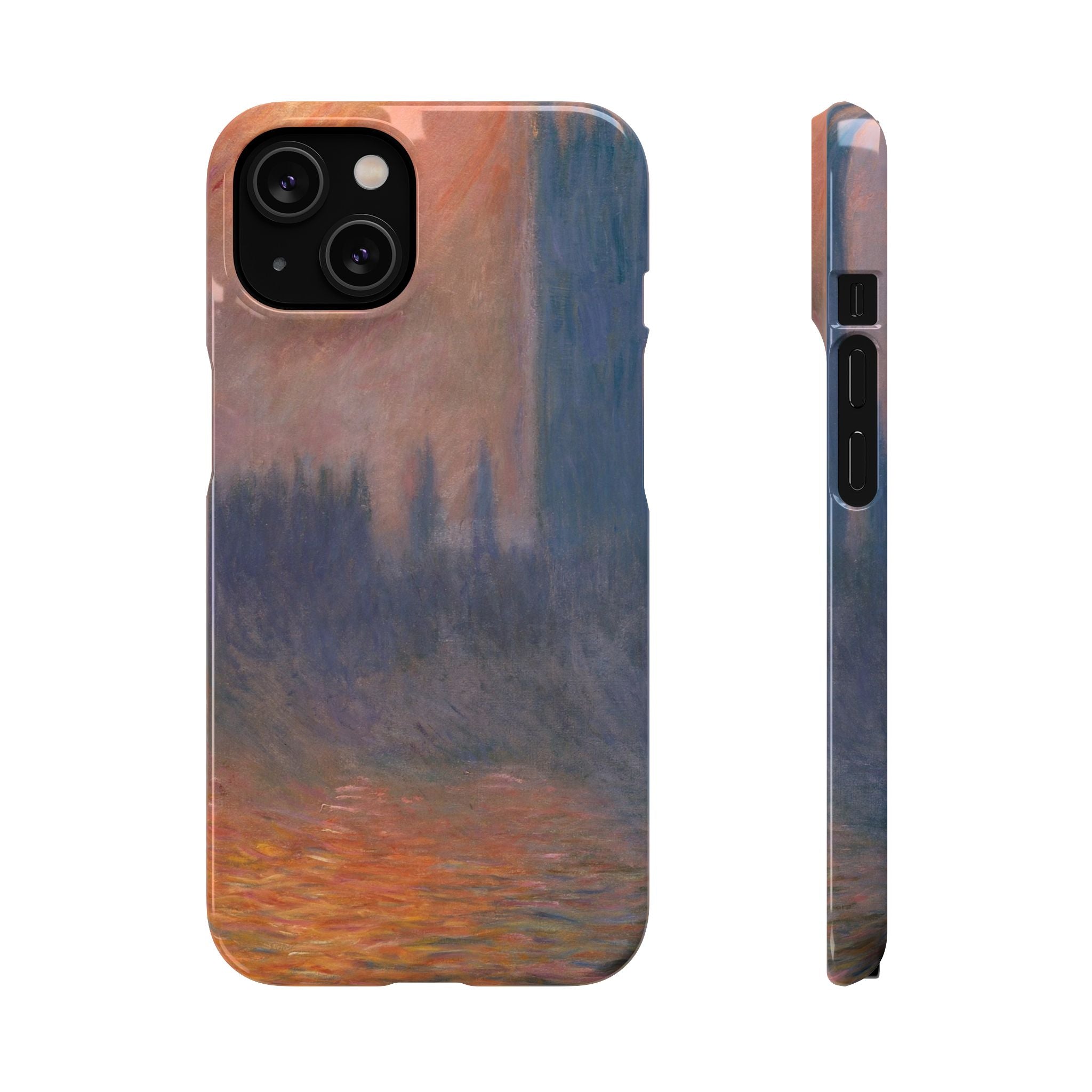 The Houses of Parliament Sunset by Claude Monet - iPhone Slim Case