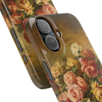 Roses in a Vase by Pierre Auguste Renoir - iPhone Slim Case