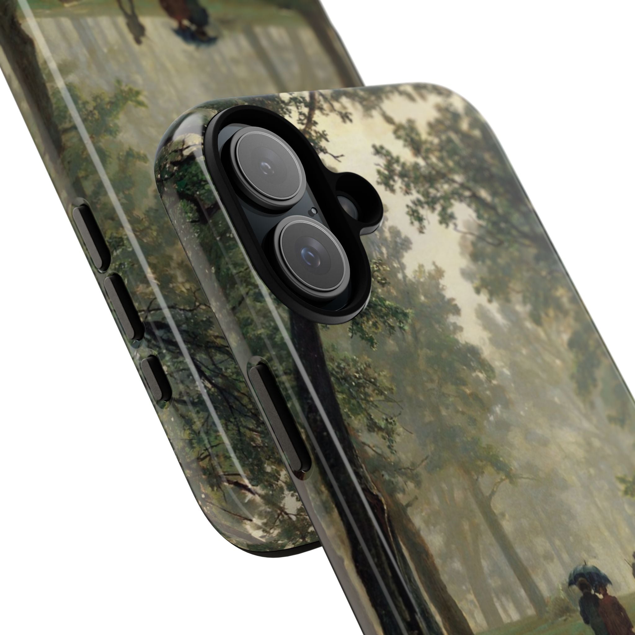 Rain in an Oak Forest by Ivan Ivanovich Shishkin - iPhone Tough Case
